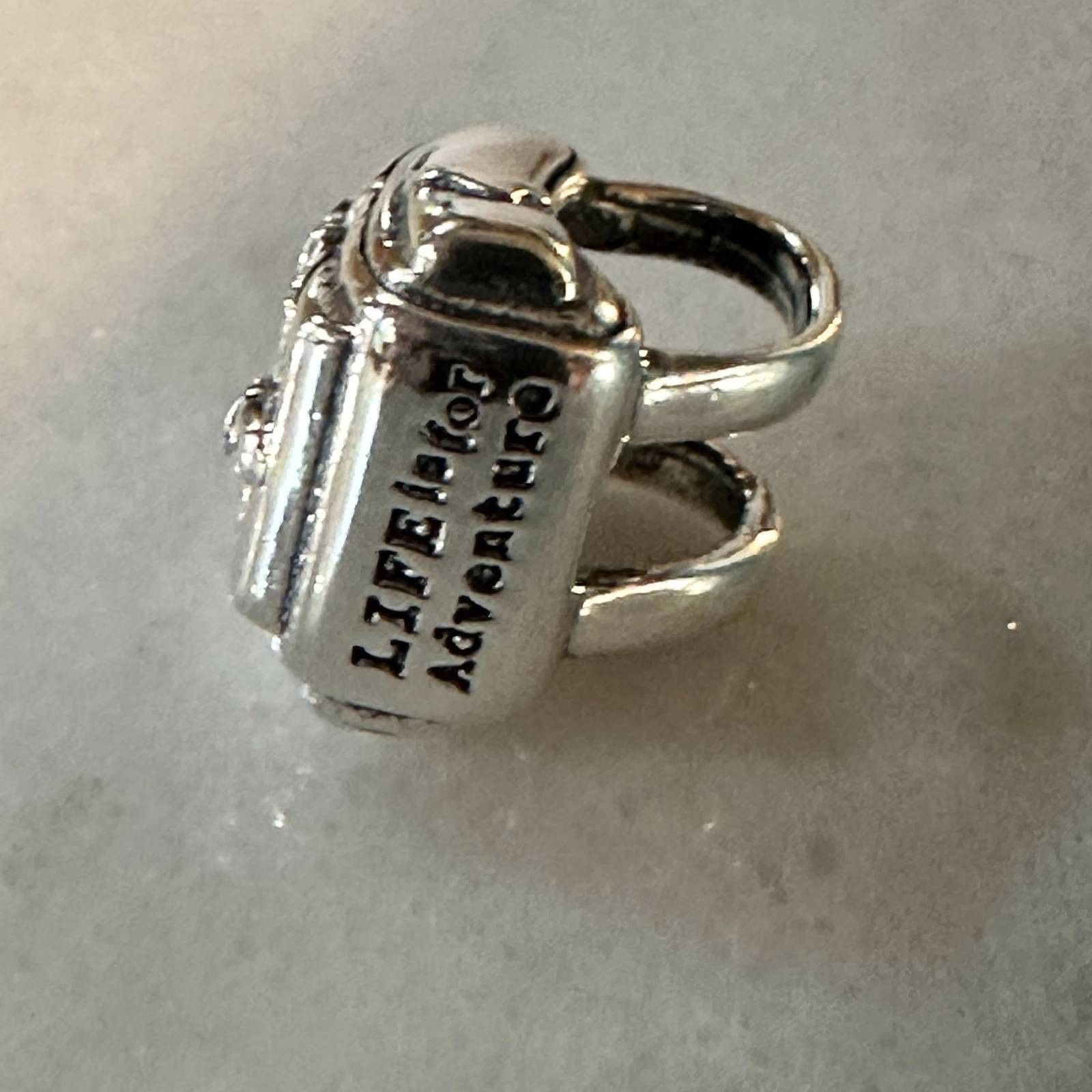 pandora Authentic Pandora Life is Adventure Backpack Charm 793351C00 Size ONE SIZE - 4 Thumbnail