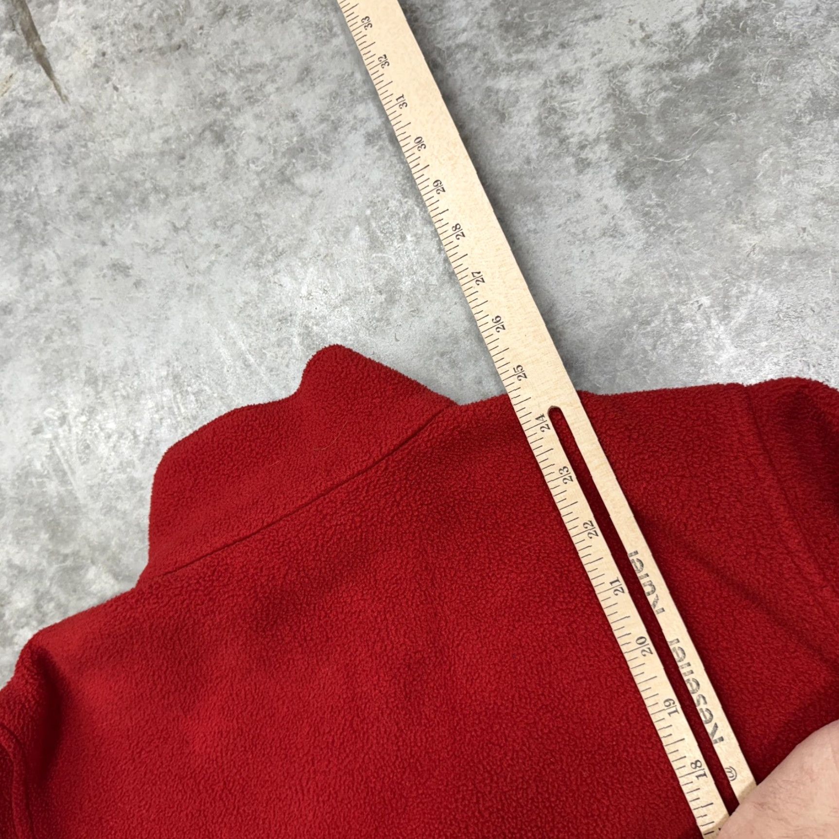 Vintage VINTAGE L.L. Bean Fleece Jacket Womens Small Red Full Zip Stand Collar 90s Size S / US 4 / IT 40 - 6 Thumbnail