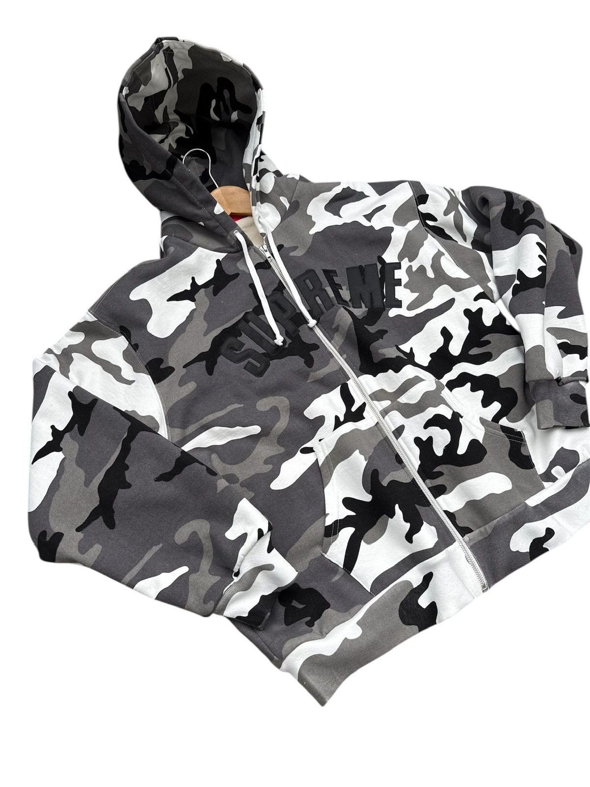 Supreme Supreme Arc Thermal Lined Zip Up Hooded Sweatshirt Size US L / EU 52-54 / 3 - 2 Thumbnail