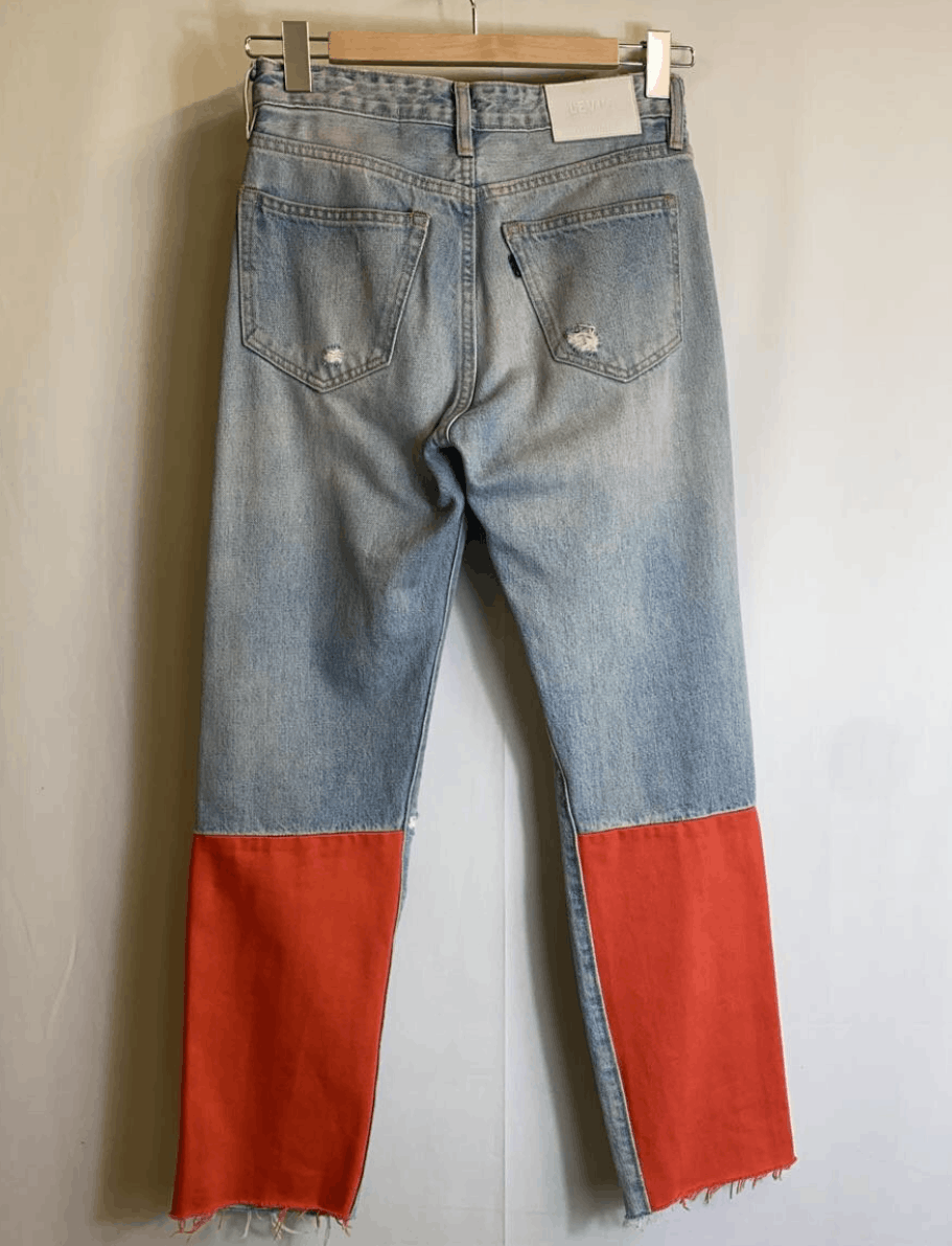Off-White OFF WHITE Levi's Red Damage Denim Size US 29 - 2 Thumbnail