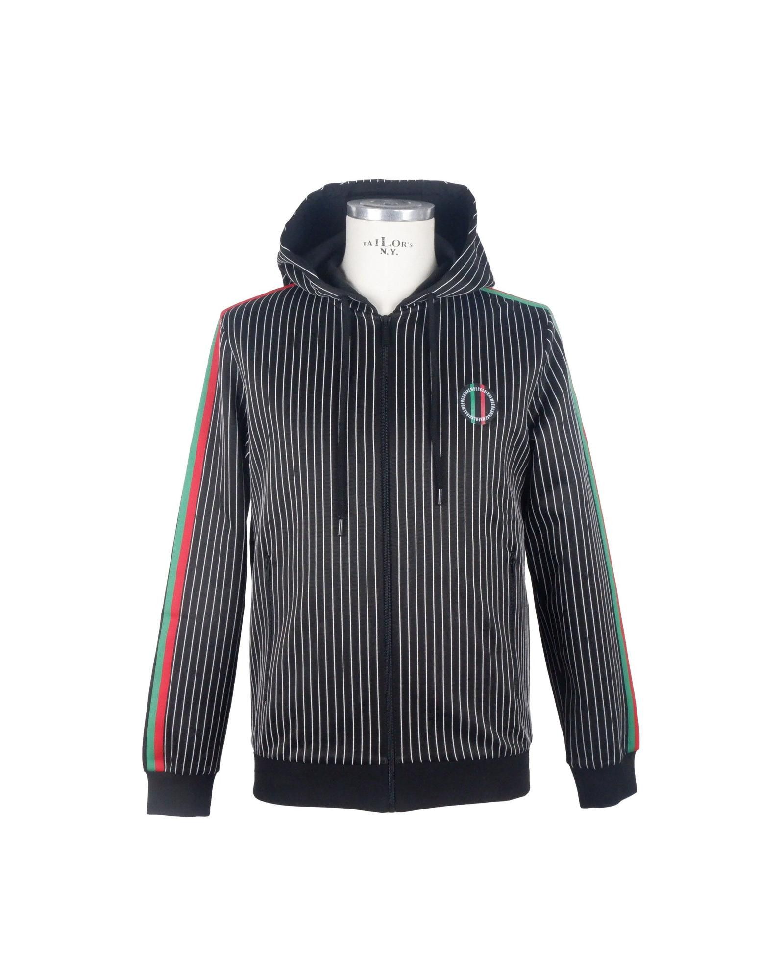 image of Dirk Bikkembergs Zip-Up Sweater in Black, Men's (Size 2XL)