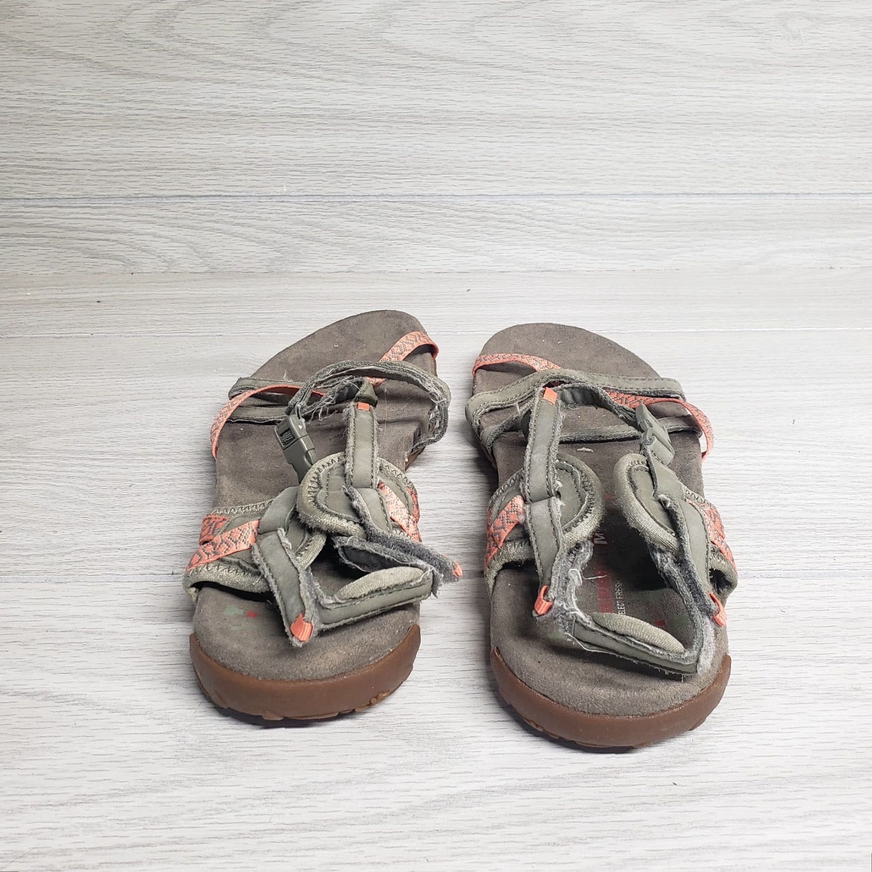 Merrell Merrell Sport Sandals Women Leather Adjustable Strap Breathable Cushioned Outdoor Blue 39 UK 6 US 8 Shoes Size US 6 / IT 36 - 4 Thumbnail