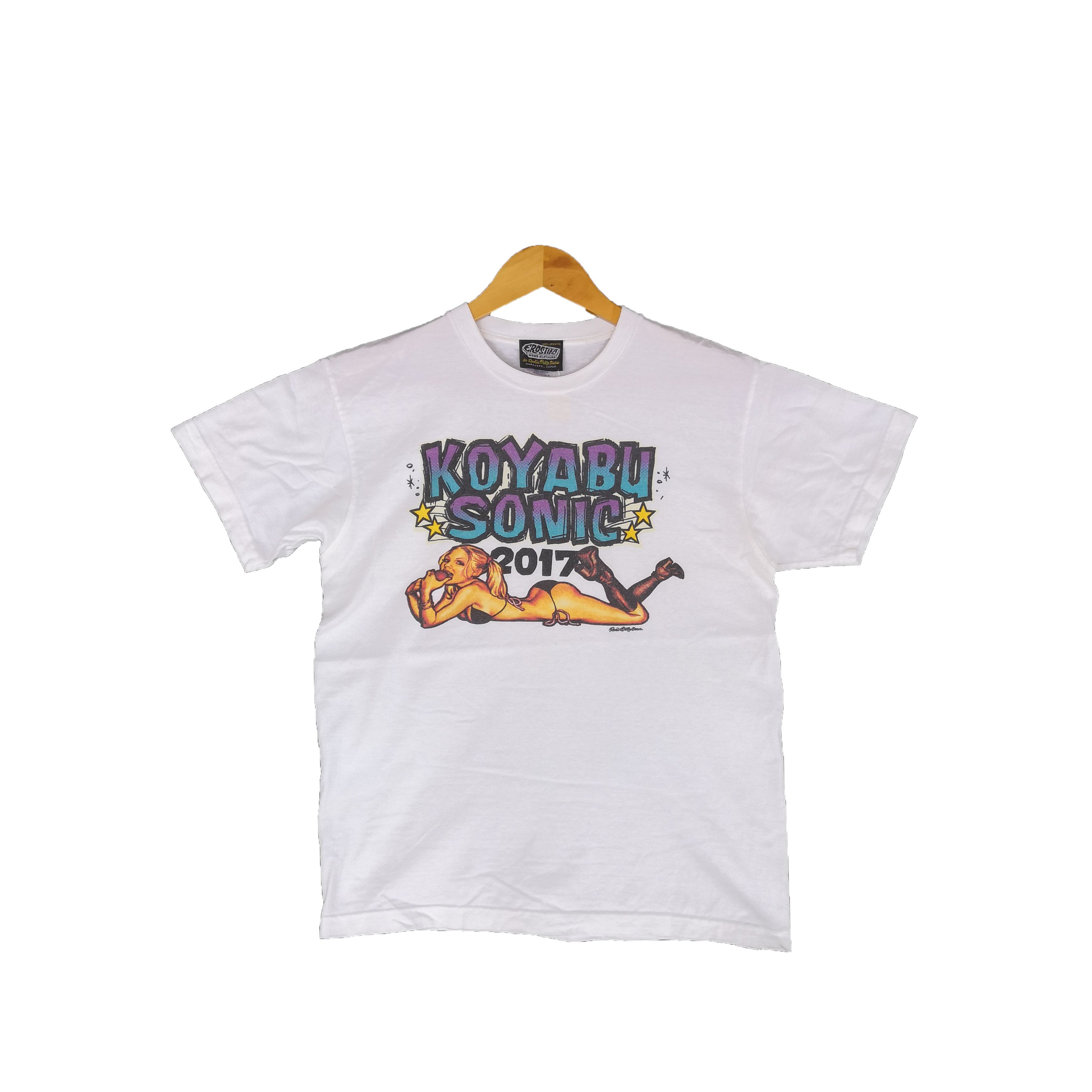 Japanese Brand Koyabu Sonic Tshirt Japanese Harajuku Erostika Mond Girl Tee Size US S / EU 44-46 / 1 - 1 Thumbnail