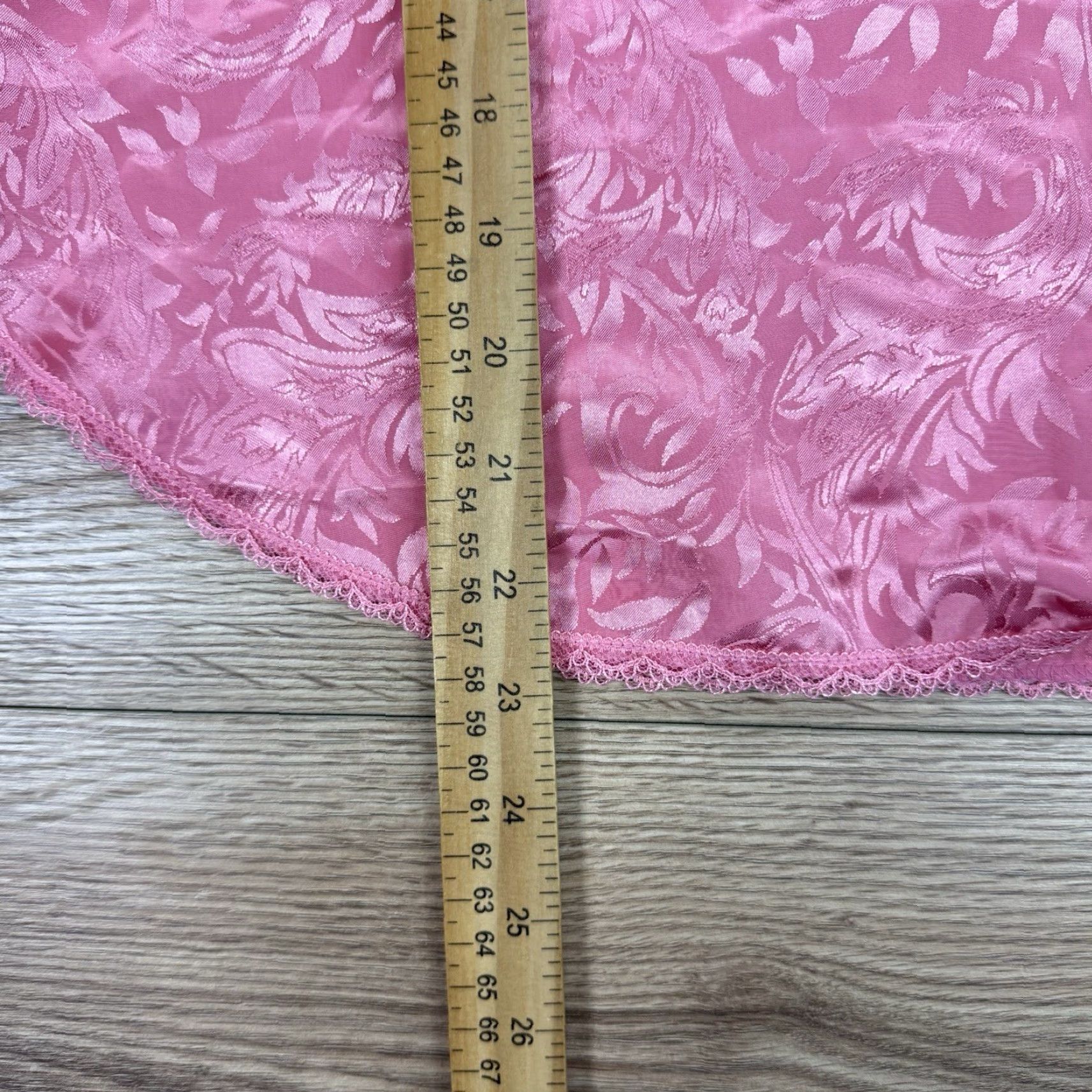 Vintage VINTAGE Deena 90s Pink Satin Pajama Top & Shorts Set Womens Sz S - Lingerie Sleepwear Pajamas Size S / US 4 / IT 40 - 6 Thumbnail