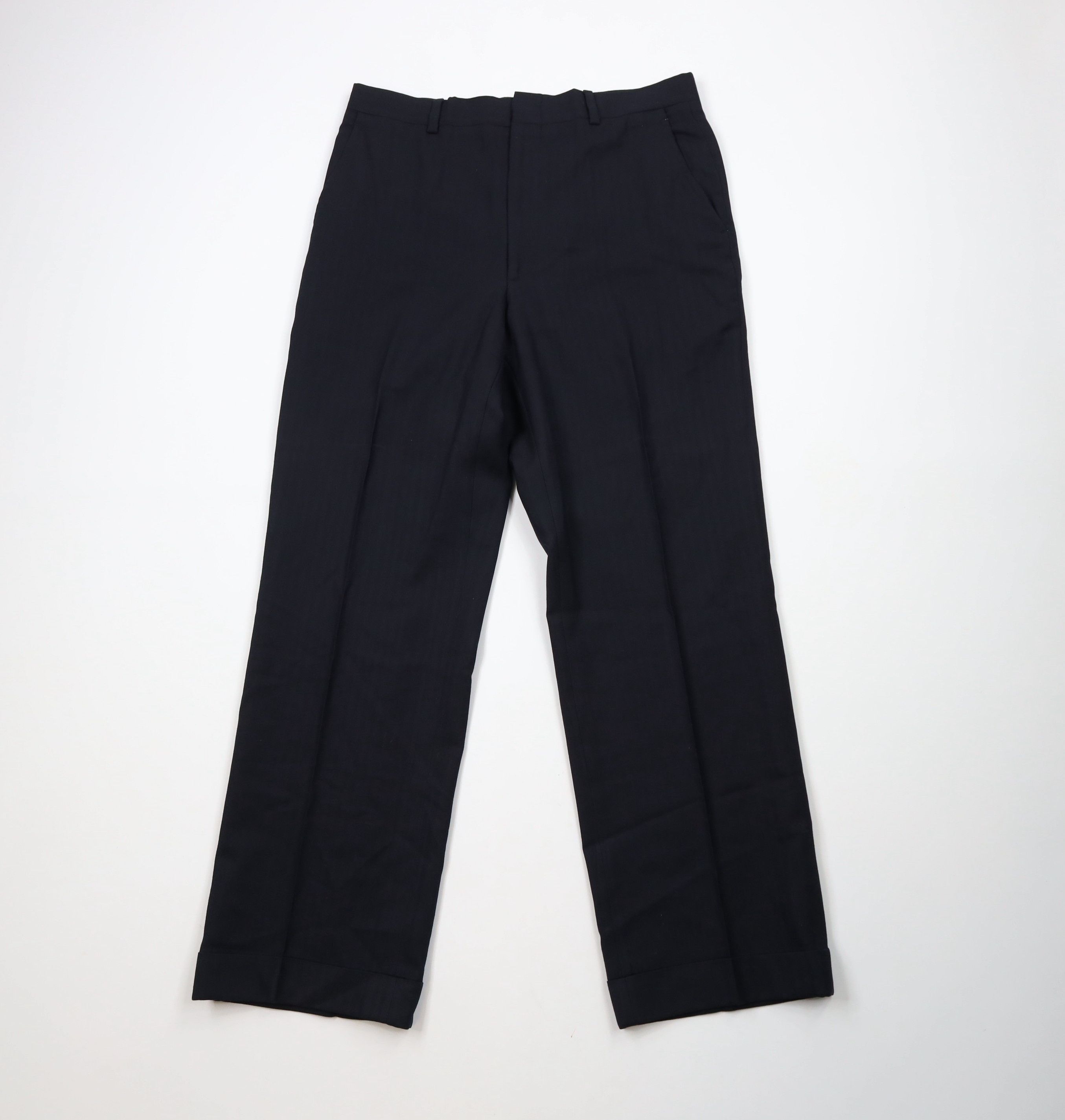 Vintage Vintage 70s Streetwear Herringbone Wide Leg Chino Pants USA Size US 32 / EU 48 - 1 Thumbnail