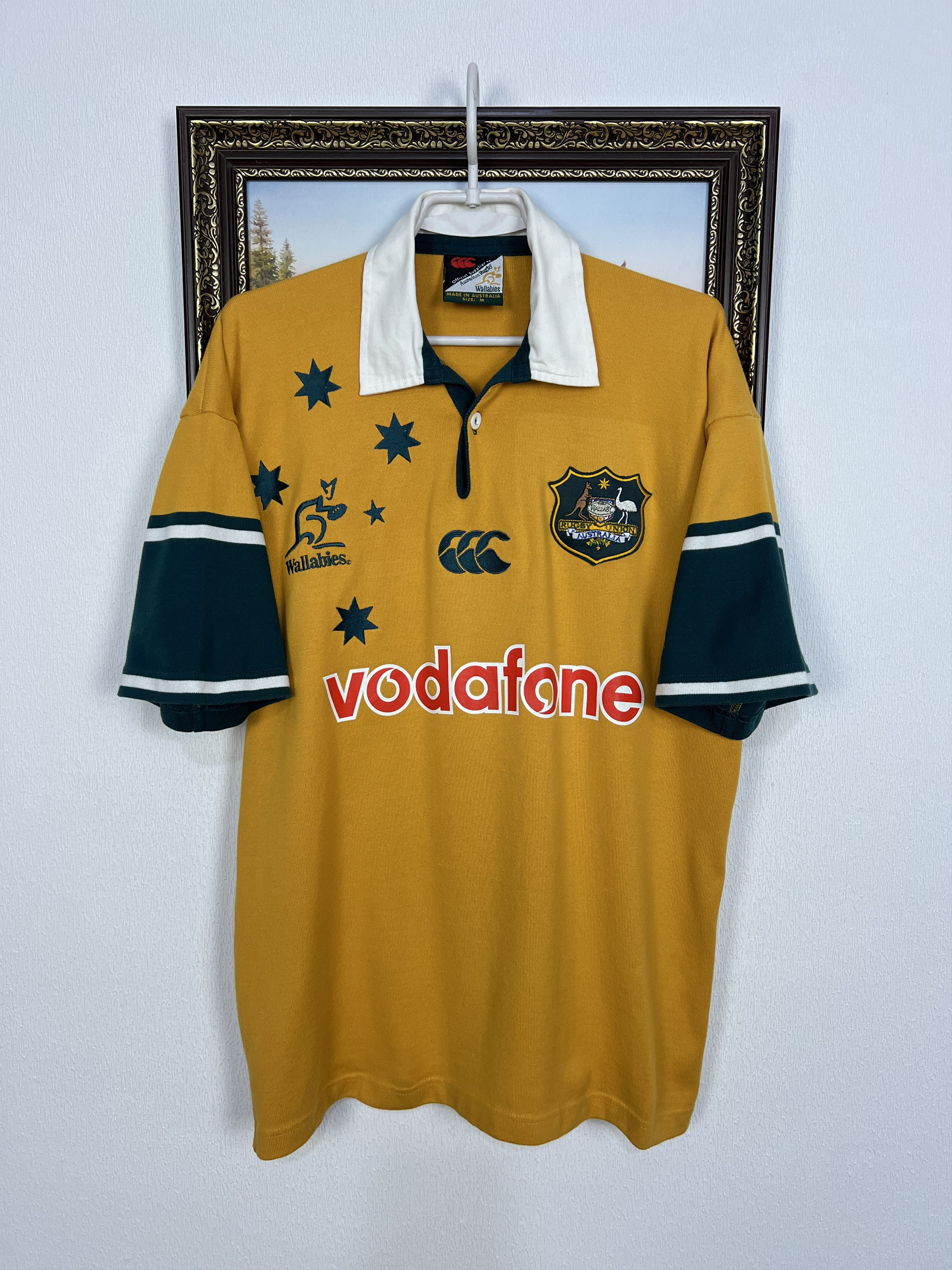 Canterbury of New Zealand Vintage Canterbury Australia Rugby Union Jersey Trikot Shirt Size US M / EU 48-50 / 2 - 1 Thumbnail
