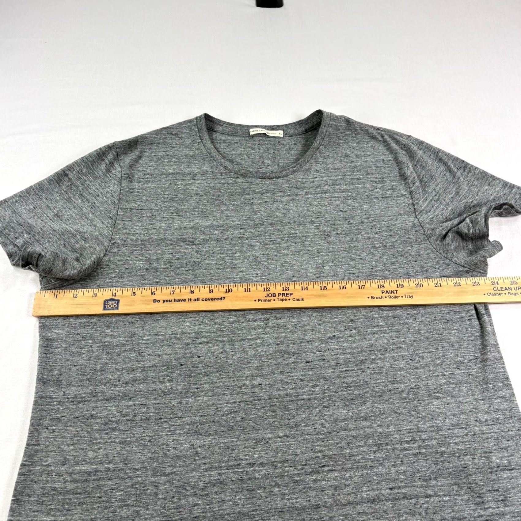 Marine Layer Marine Layer Shirt Mens XL Gray Signature Crew Tee Short Sleeve Stretch Size US XL / EU 56 / 4 - 4 Thumbnail