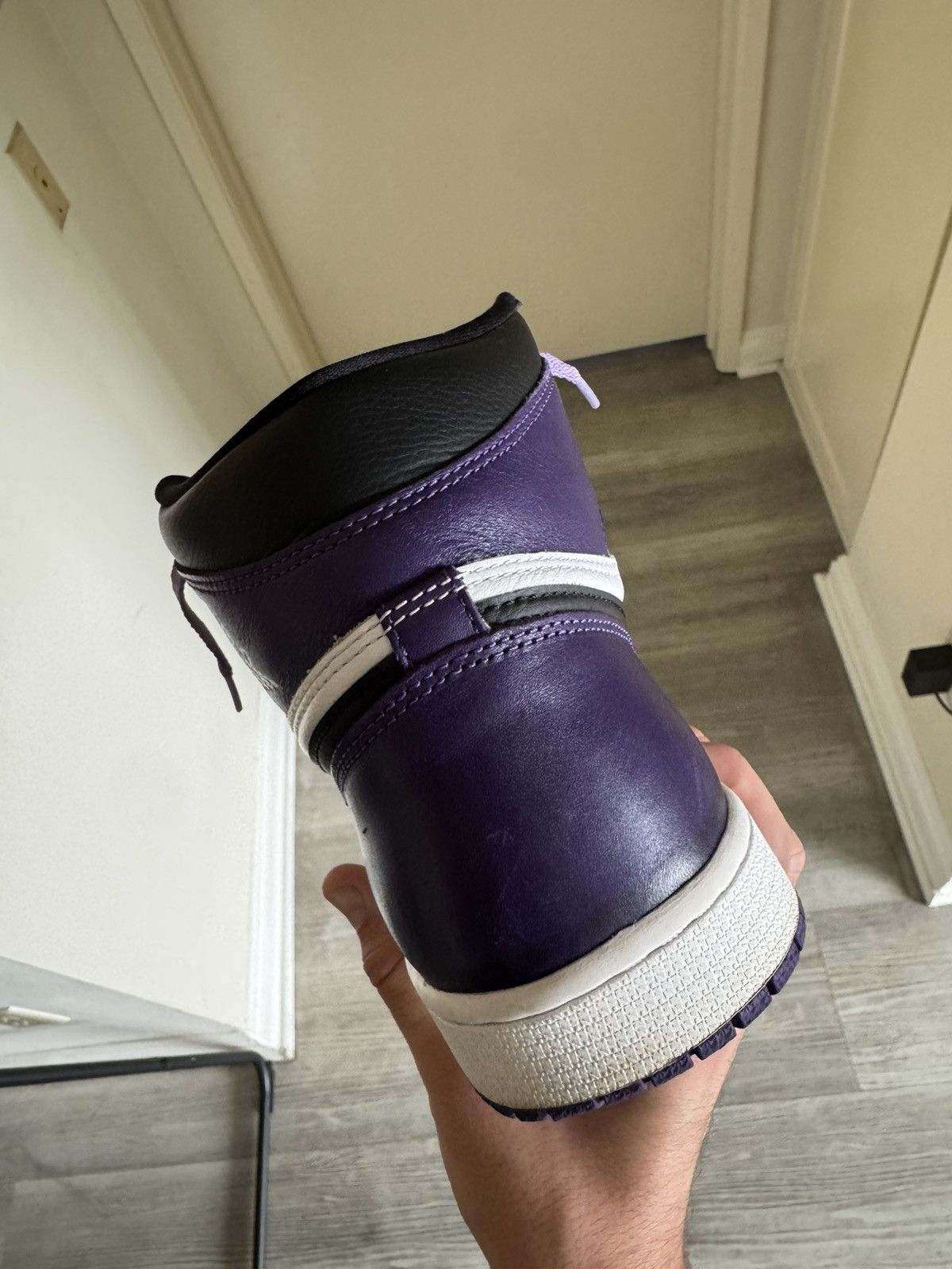 Jordan Brand × Nike Jordan 1 Retro High Court Purple Size US 11 / EU 44 - 10 Thumbnail