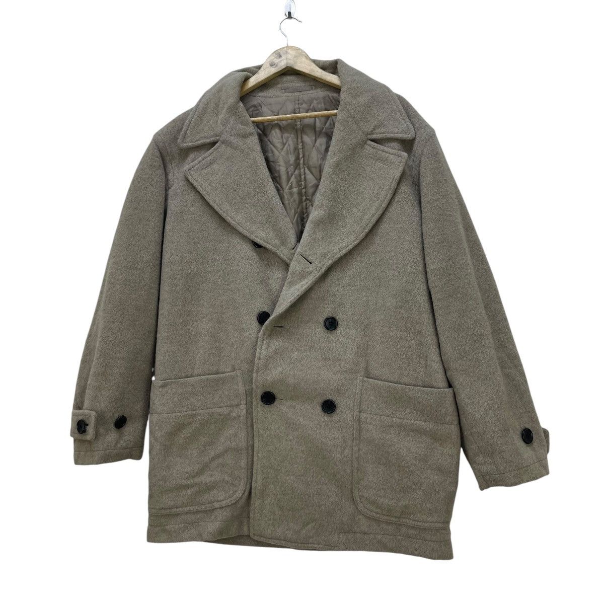 PPFM × Yohji Yamamoto 💥Peyton Place For Men PPFM Double Breast Pea Coat Jacket Size US M / EU 48-50 / 2 - 1 Thumbnail