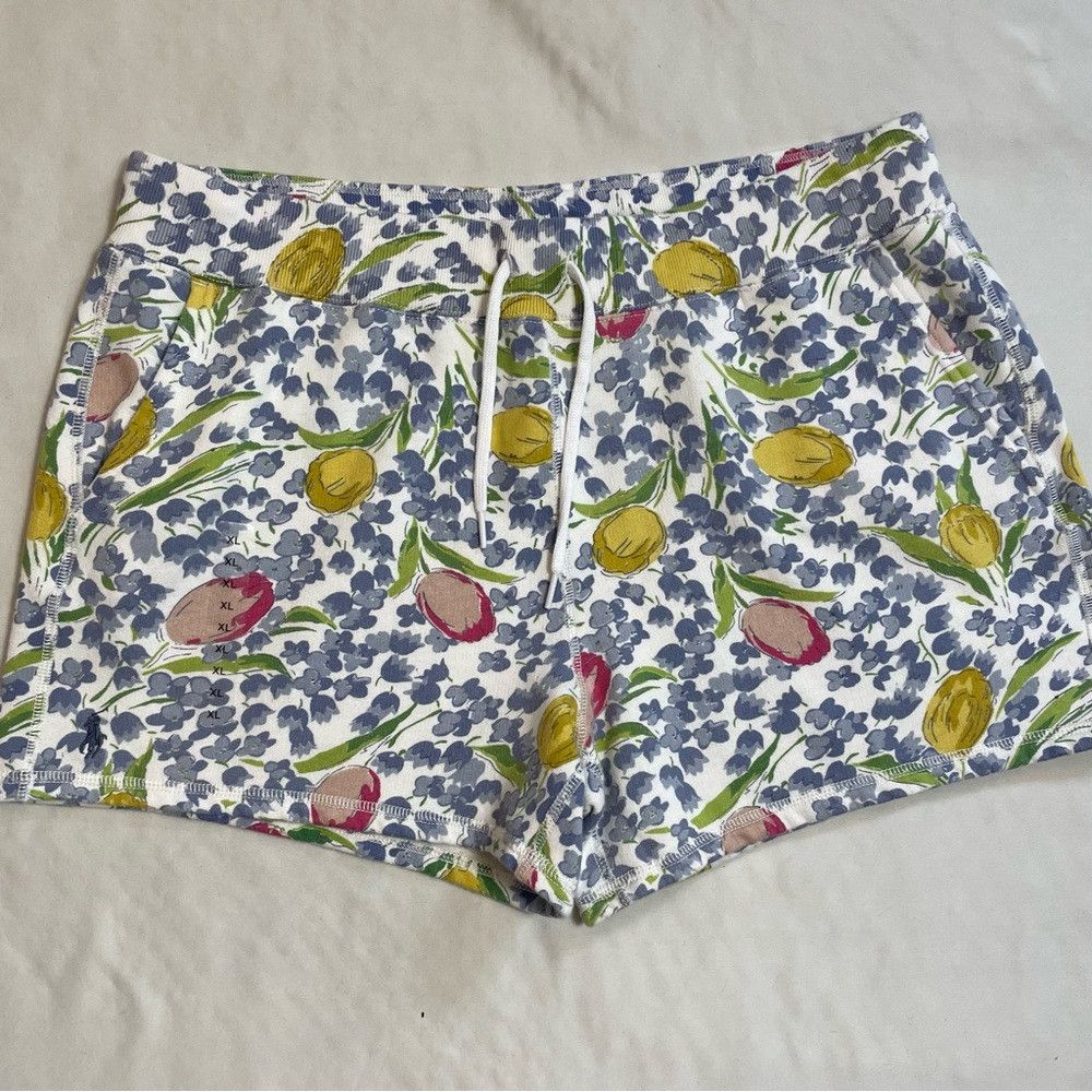 Polo Ralph Lauren NWT New Polo Ralph Lauren Blue Tulip Cotton Shorts Size XL Size 36" / US 14 / IT 50 - 2 Thumbnail
