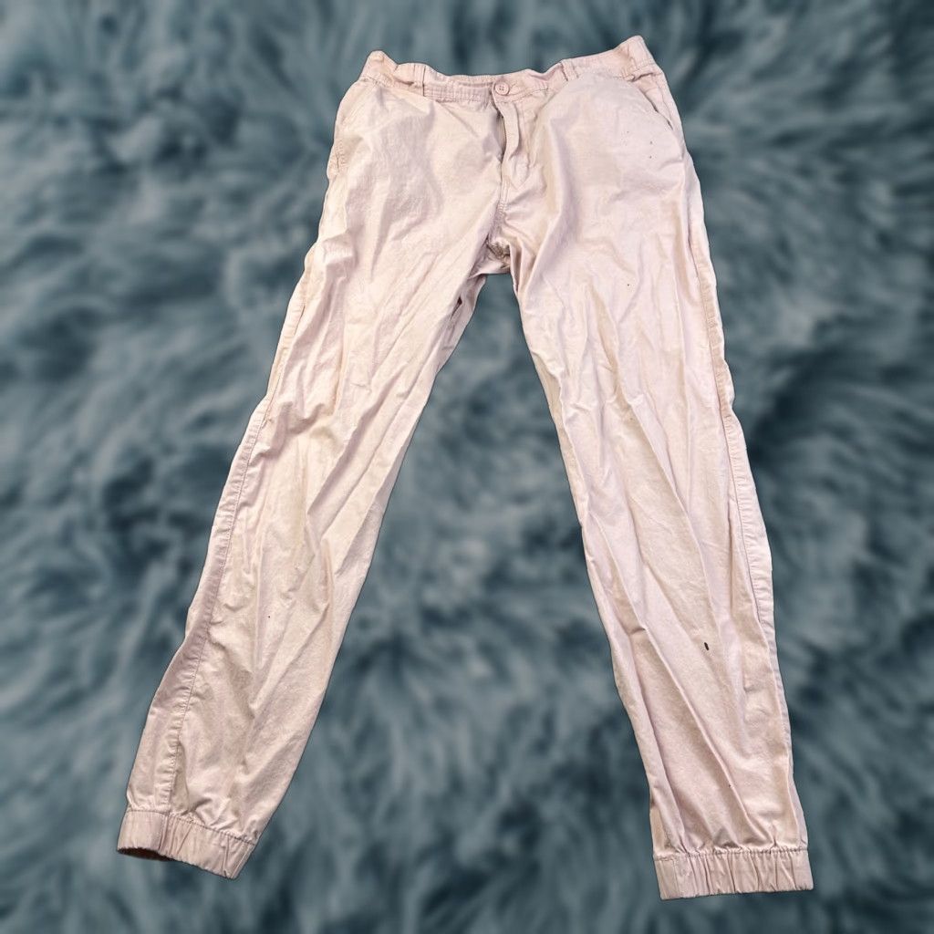 H&M H&M Pants Mens 32 Chino Casual Cuffed Tapered Regular Rise Mid 10-12 Inseam 29 Pink Bottoms Slacks Size US 32 / EU 48 - 1 Thumbnail