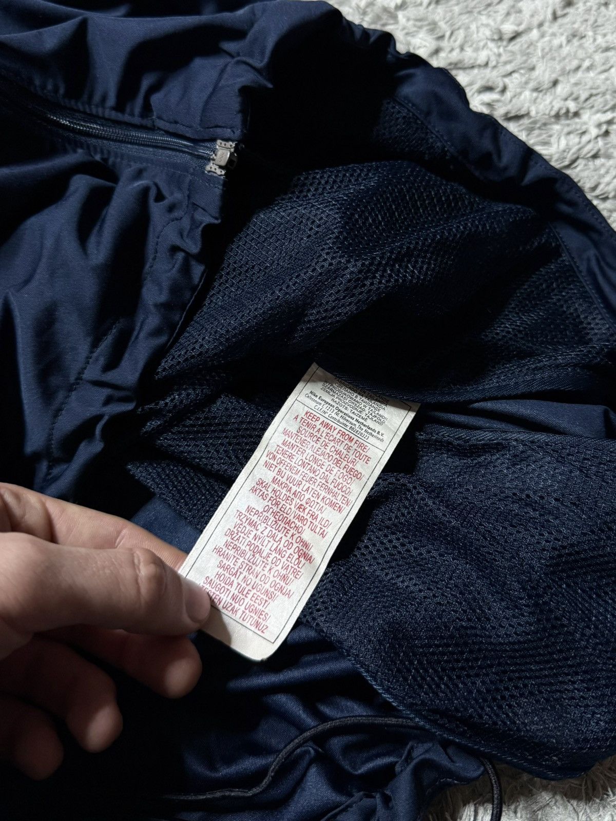 Nike 00s Nike Nylon Jacket Rare Drill Streetwear Swoosh Sport Tn Size US L / EU 52-54 / 3 - 8 Thumbnail