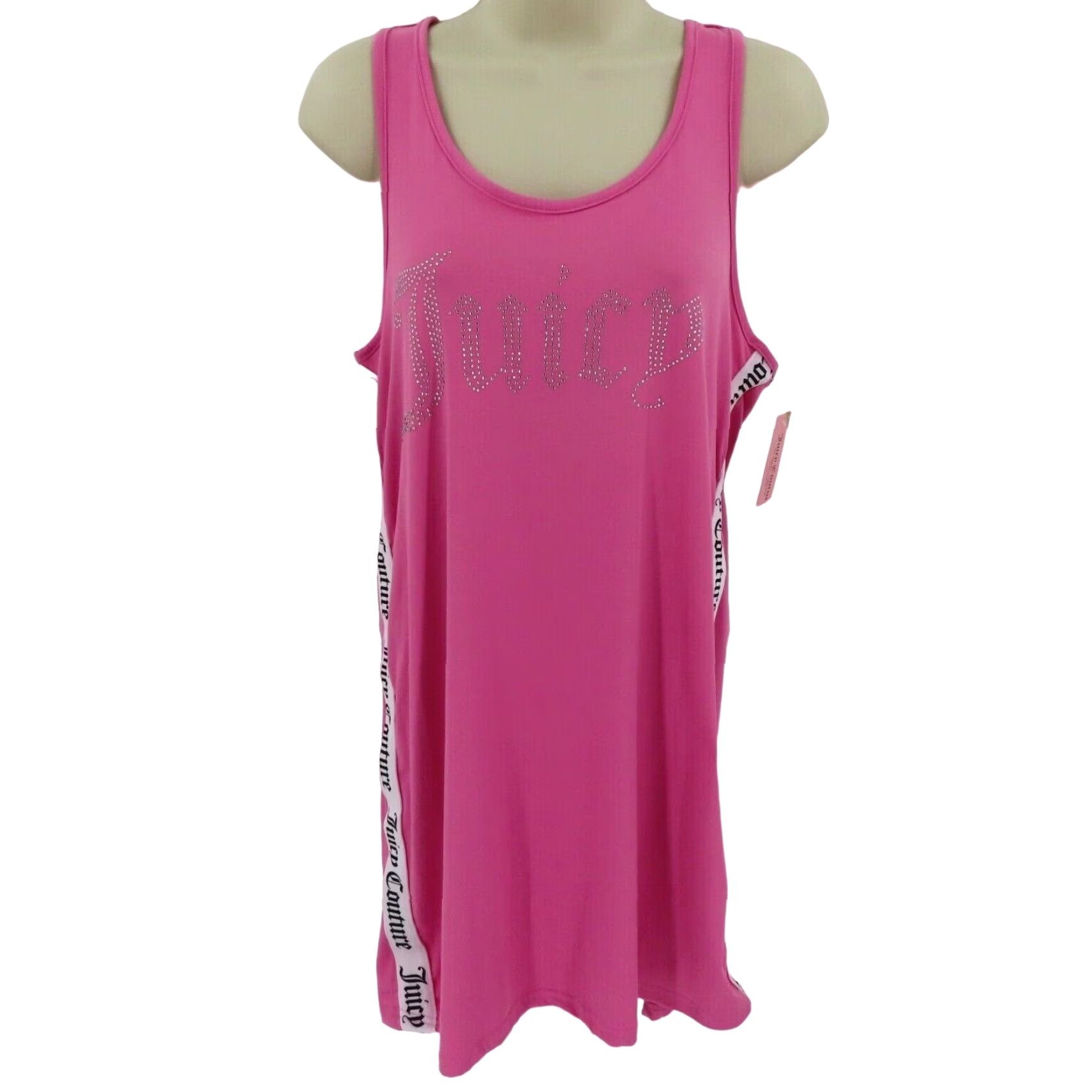 Juicy Couture Juicy Couture Dress Sleeveless Pink Nightgown Socialite Rhinestone M Women NEW NWT Size M / US 6-8 / IT 42-44 - 2 Thumbnail