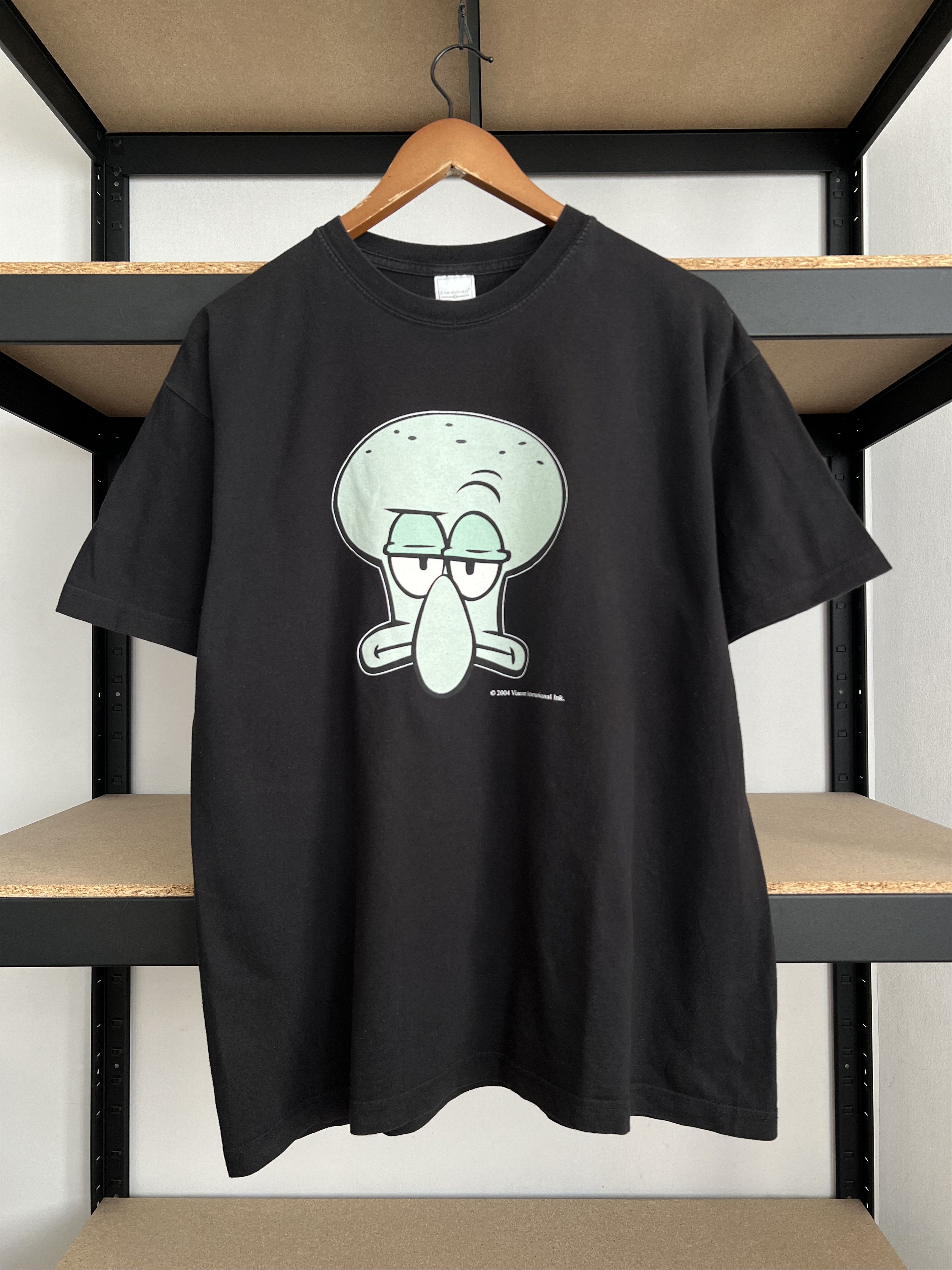 Cartoon Network Vintage 2004 SpongeBob SquarePants Squidward Cartoon T-shirt Size US L / EU 52-54 / 3 - 1 Thumbnail