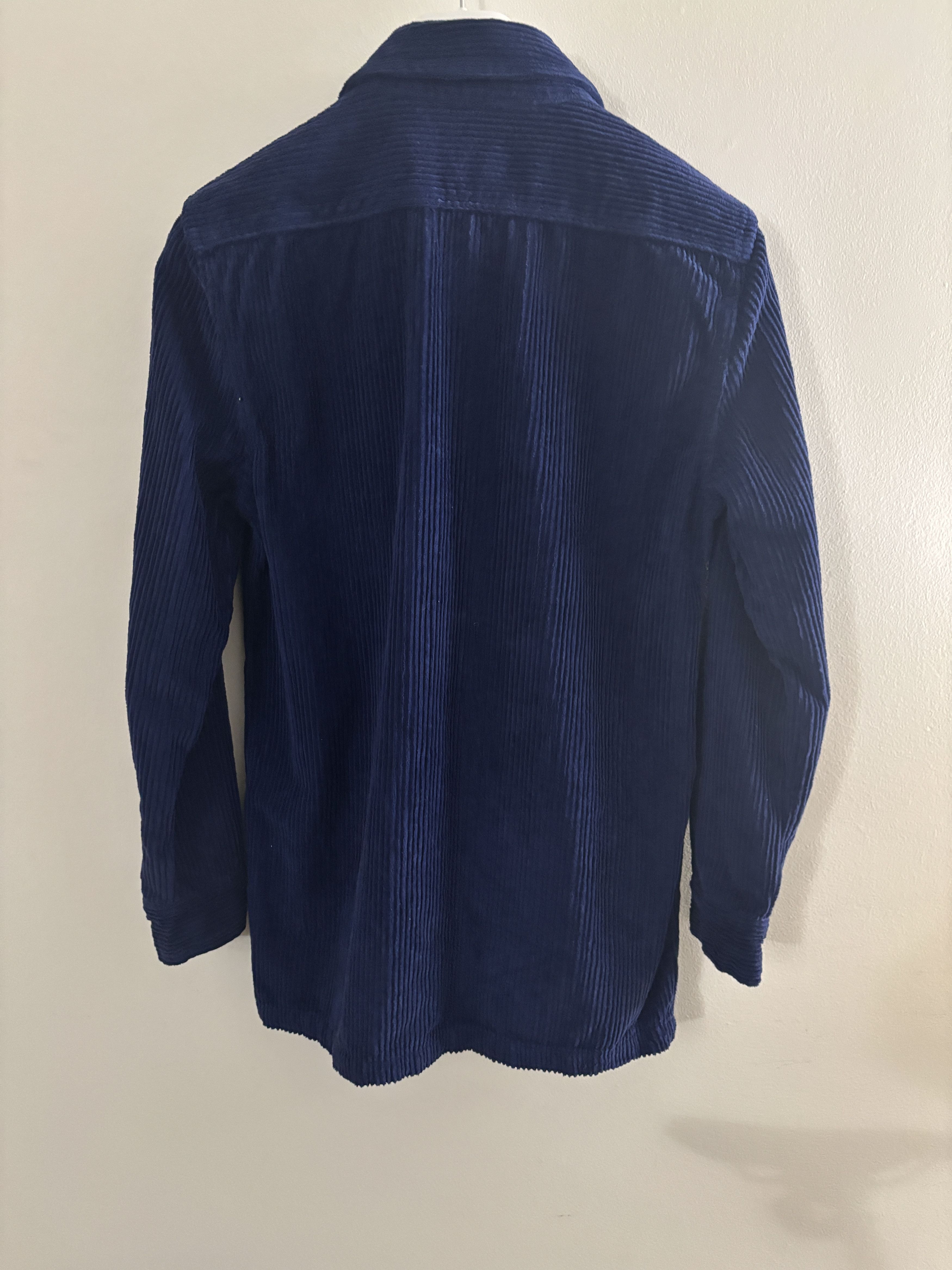Benson $225 Corduroy Blue Snap Button Overshirt Shirt Jacket Size US S / EU 44-46 / 1 - 10 Thumbnail
