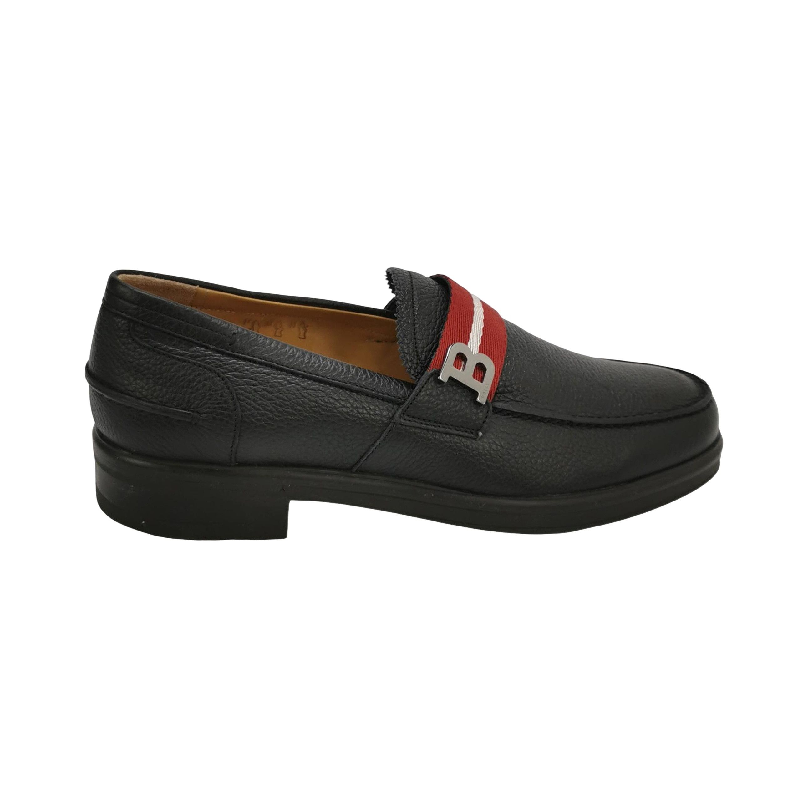 Bally Bally Stripe Logo Leather Loafers Size 40 Size US 7 / EU 40 - 1 Thumbnail