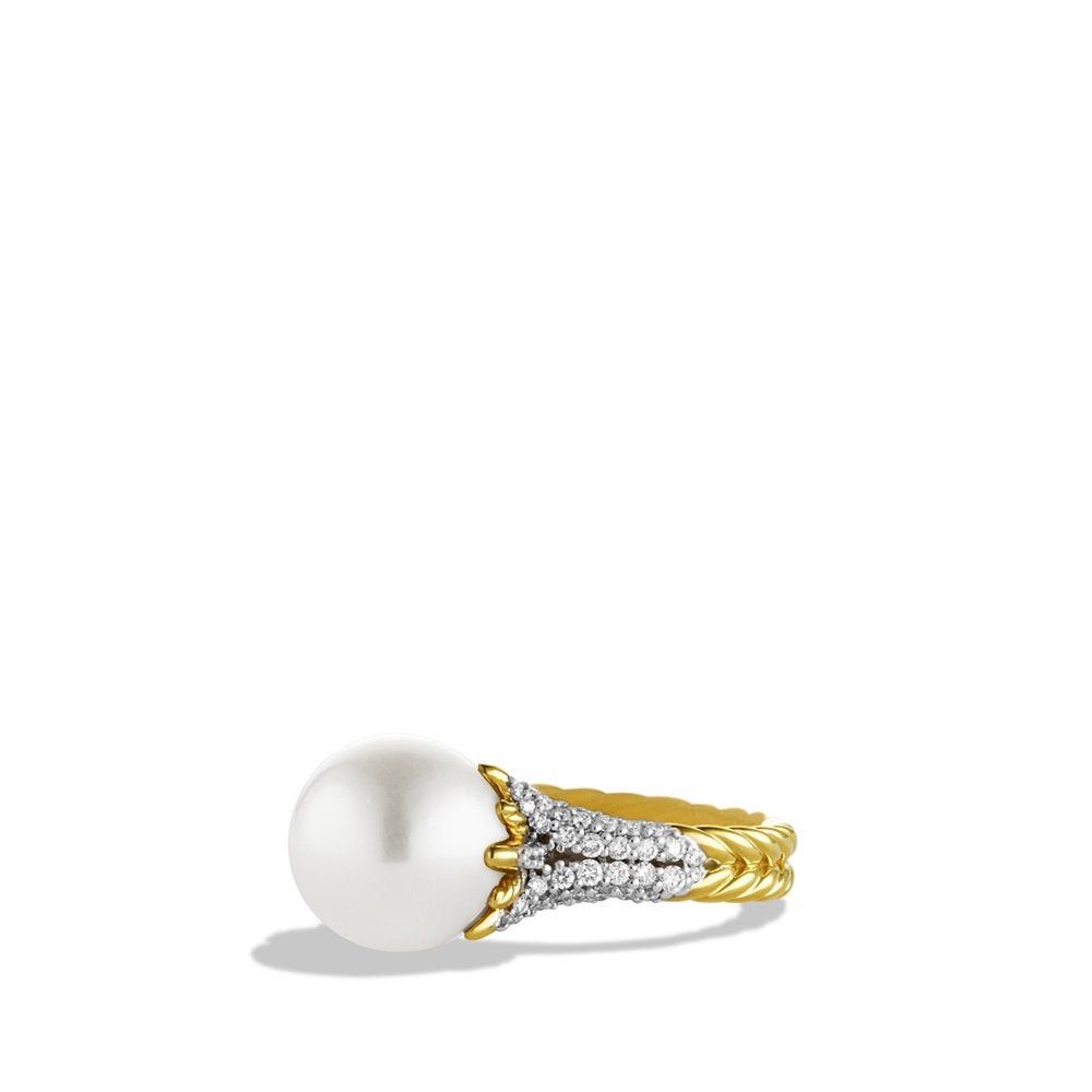 David Yurman o1s1wg111025 R12539 /Size 6 /Starburst Pearl Ring in Golden Size ONE SIZE - 1 Preview