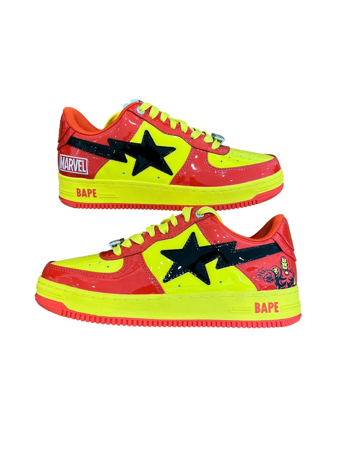 Bape BAPE x Marvel Bapesta Iron Man Size US 8 / EU 41 - 2 Thumbnail