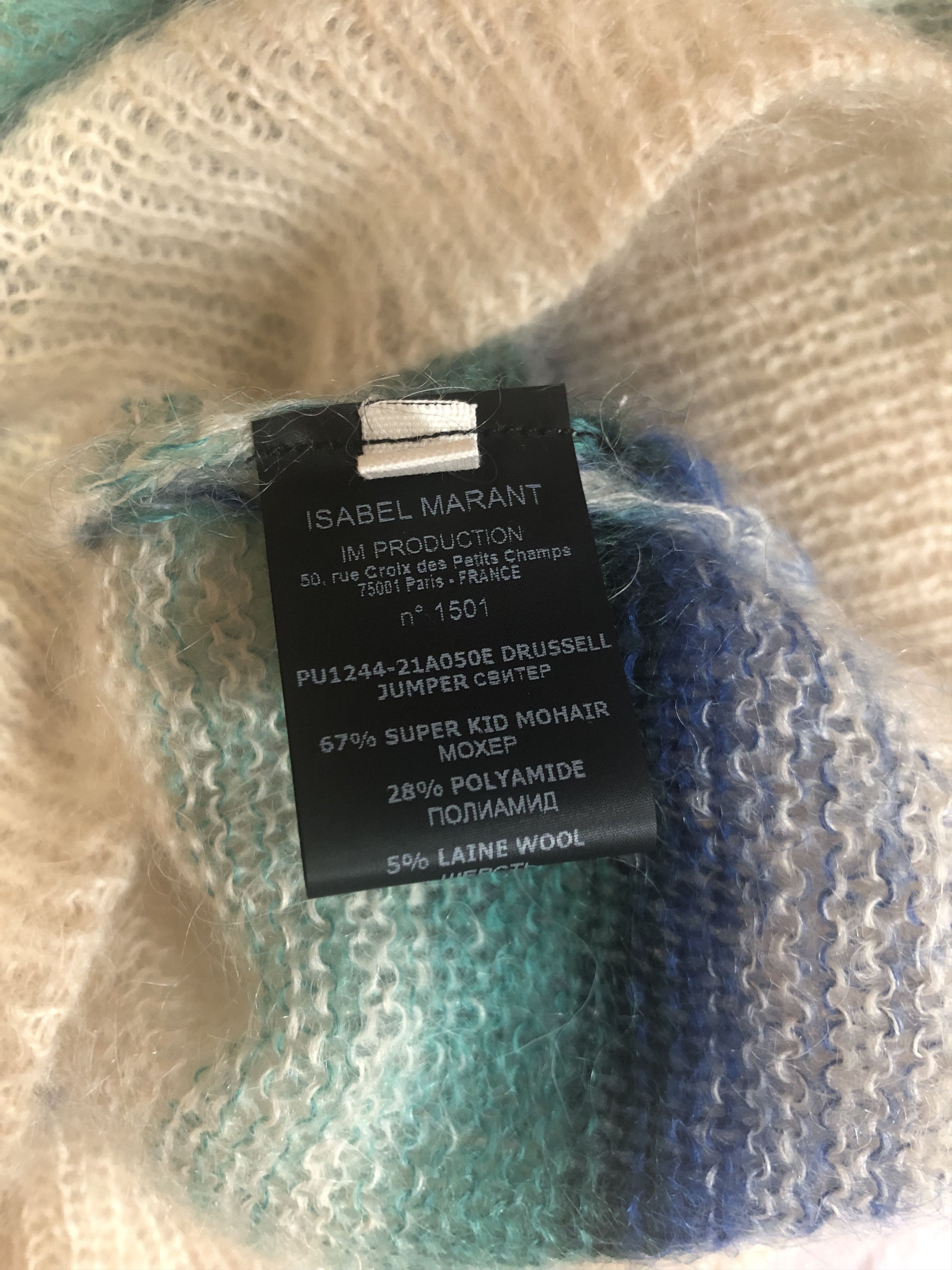 Isabel Marant Etoile [NWT] Isabel Marant Etoile Drussell Ombré Mohair Sweater Size XS / US 0-2 / IT 36-38 - 4 Thumbnail