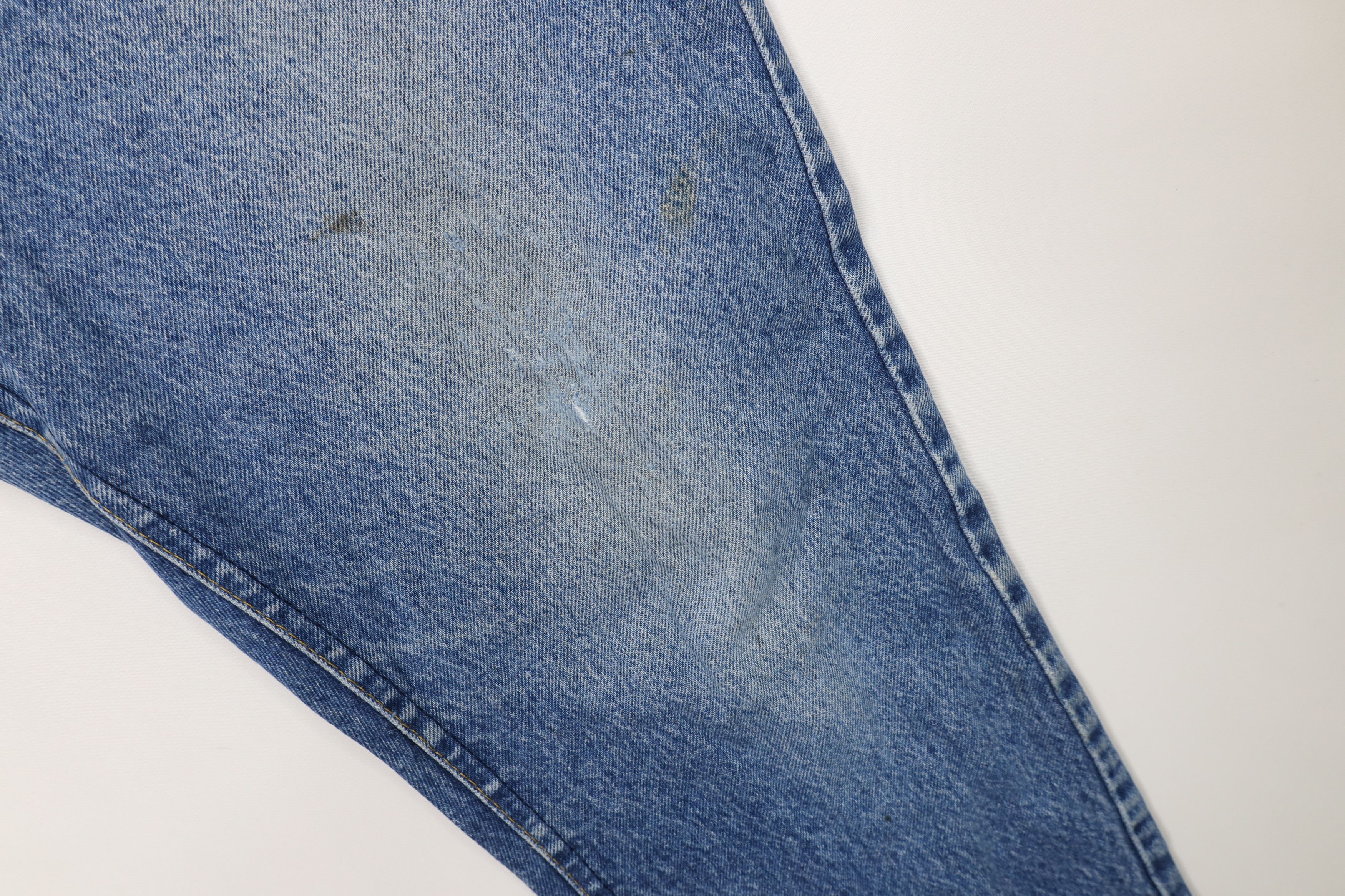 Lee Vintage 90s Lee Straight Leg Denim Jeans Blue Cotton USA Size US 34 / EU 50 - 7 Thumbnail