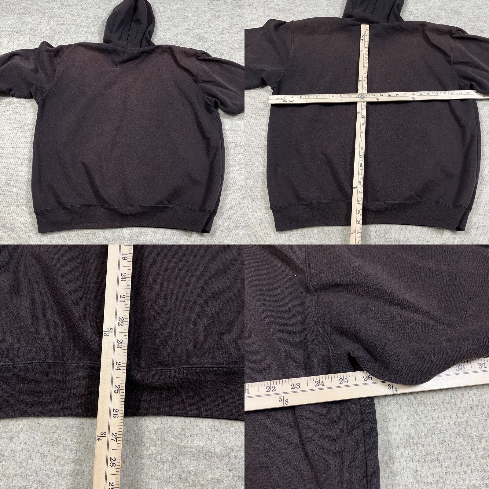 Carhartt VINTAGE Carhartt Hoodie Men 2XL Black Sweatshirt Pullover Crew Neck Heavyweight Fleece Sun Faded 90s Y2K American Retro Hipster 90s Mens Size US XXL / EU 58 / 5 - 9 Thumbnail