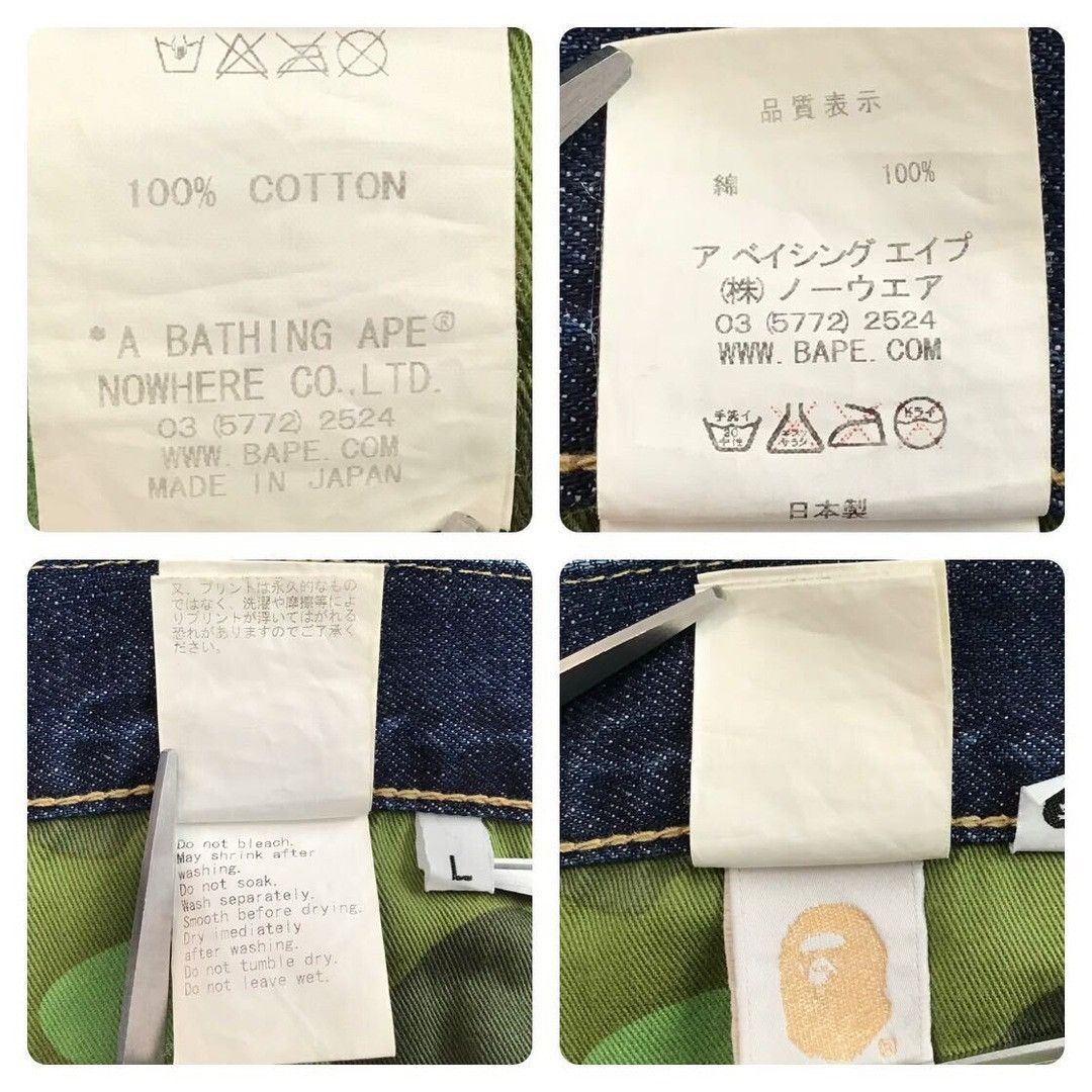 Bape × Nigo BAPE ASNKA LOGO Denim Pants a bathing ape NIGO ★size L Size US 34 / EU 50 - 8 Thumbnail