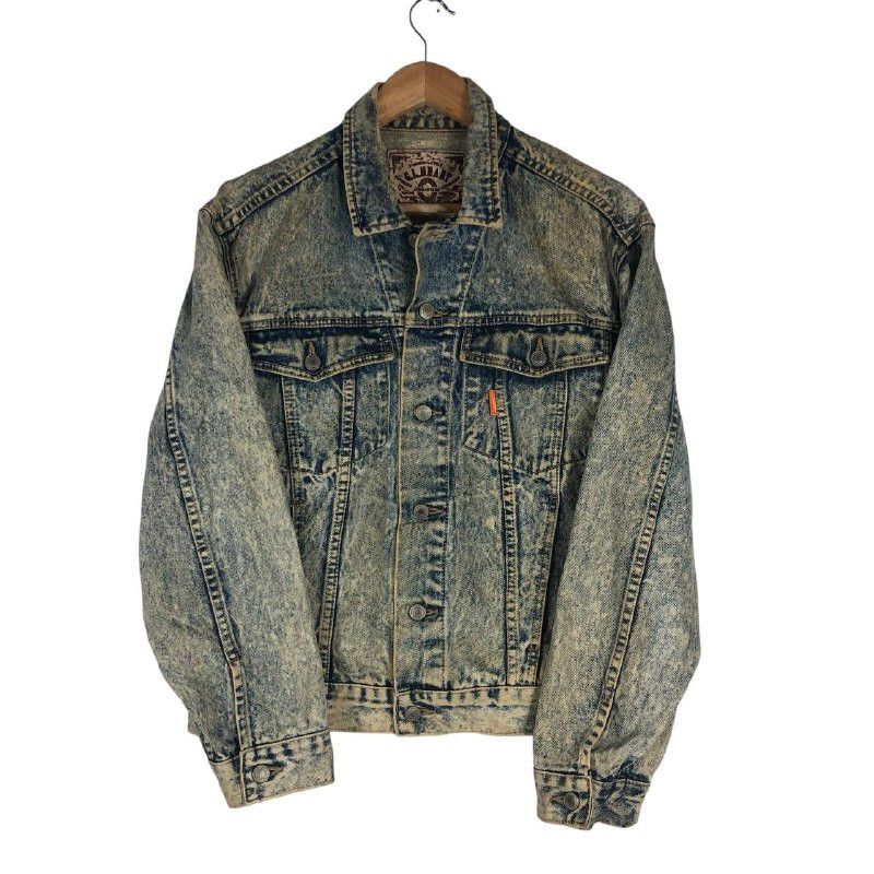 Vintage Vintage G.L Heart Acid Wash Denim Jacket Size US M / EU 48-50 / 2 - 2 Thumbnail
