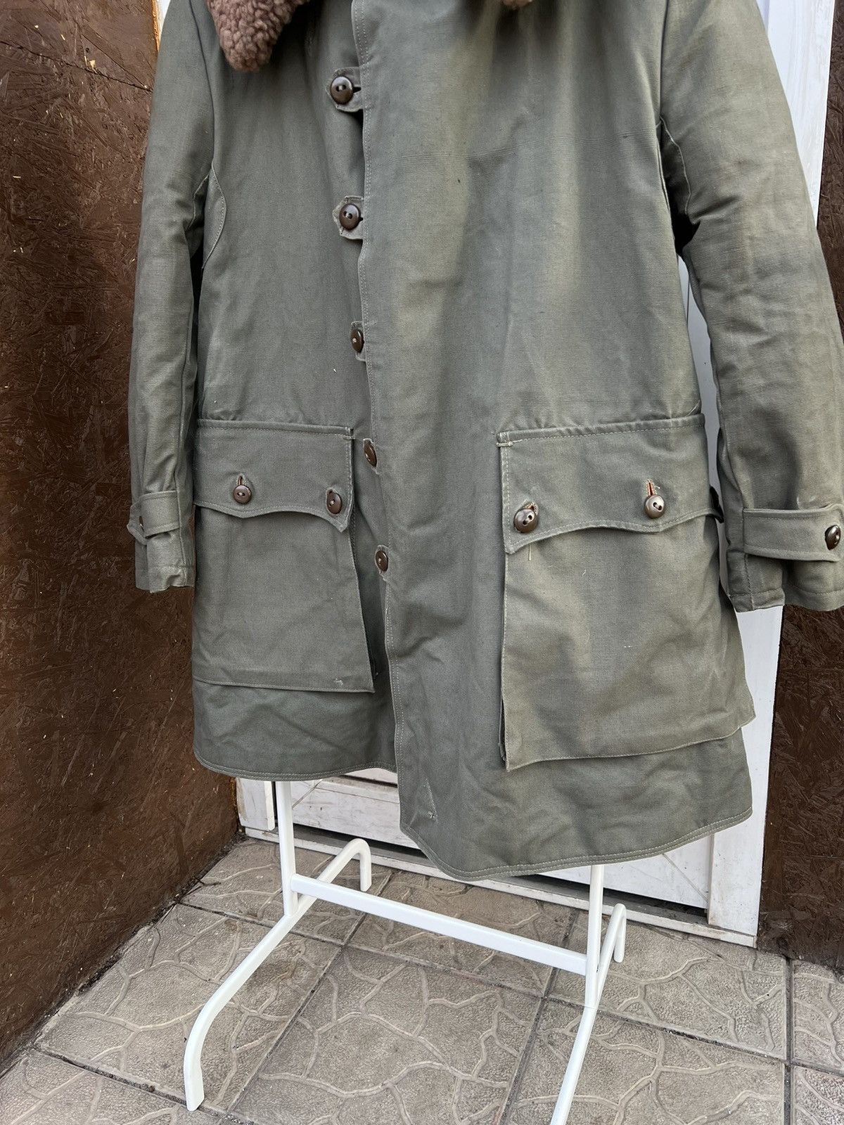 Swedish Army Shearling Bane Coat M1909 40 WWIl Mats Larsson