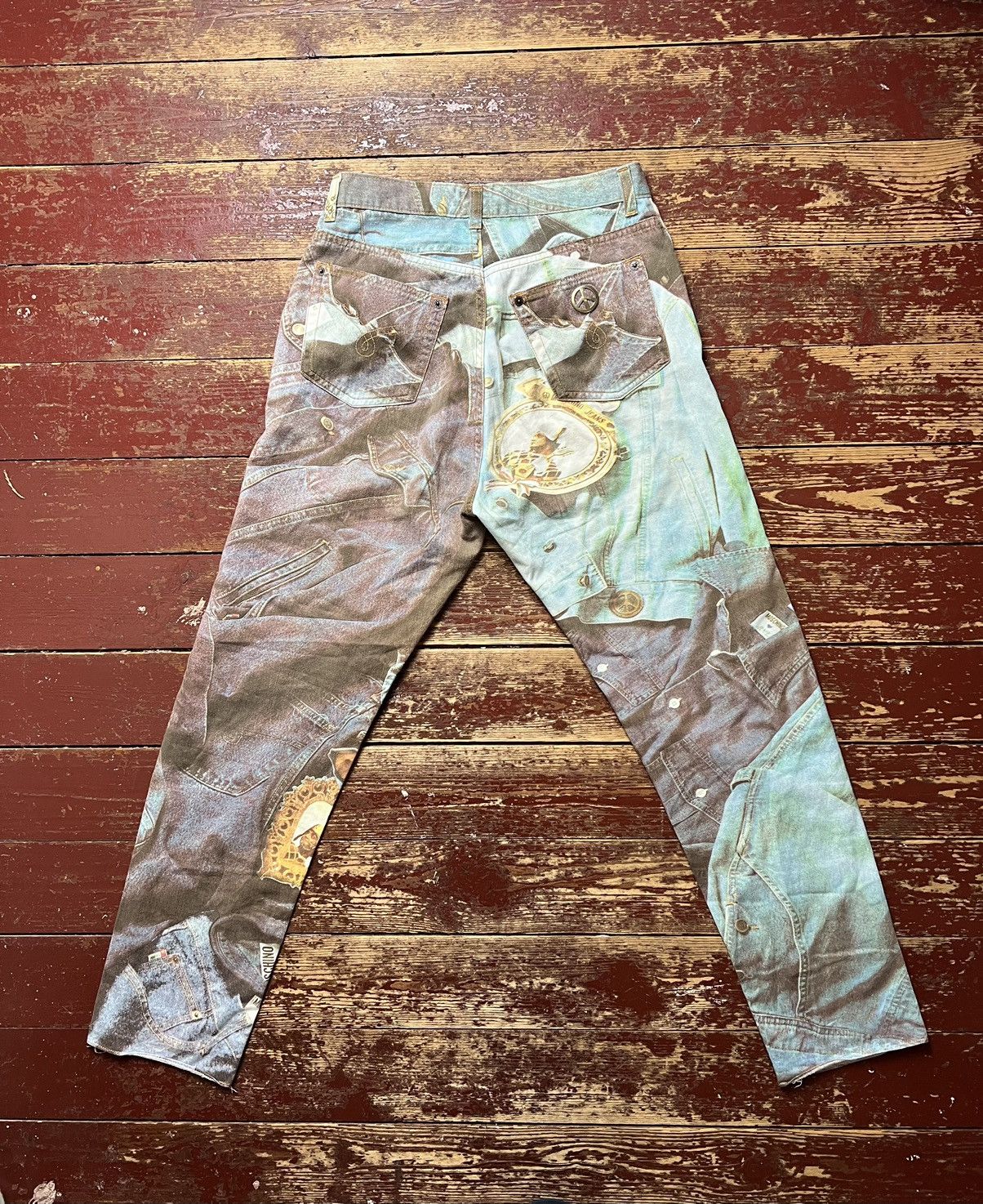Vintage Moschino printed pants