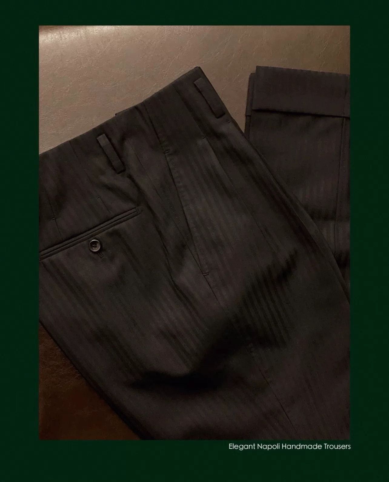 SARTORIO ARTIGIANI Neapolitan Handmade Wool Trousers Size US 35 - 1 Thumbnail