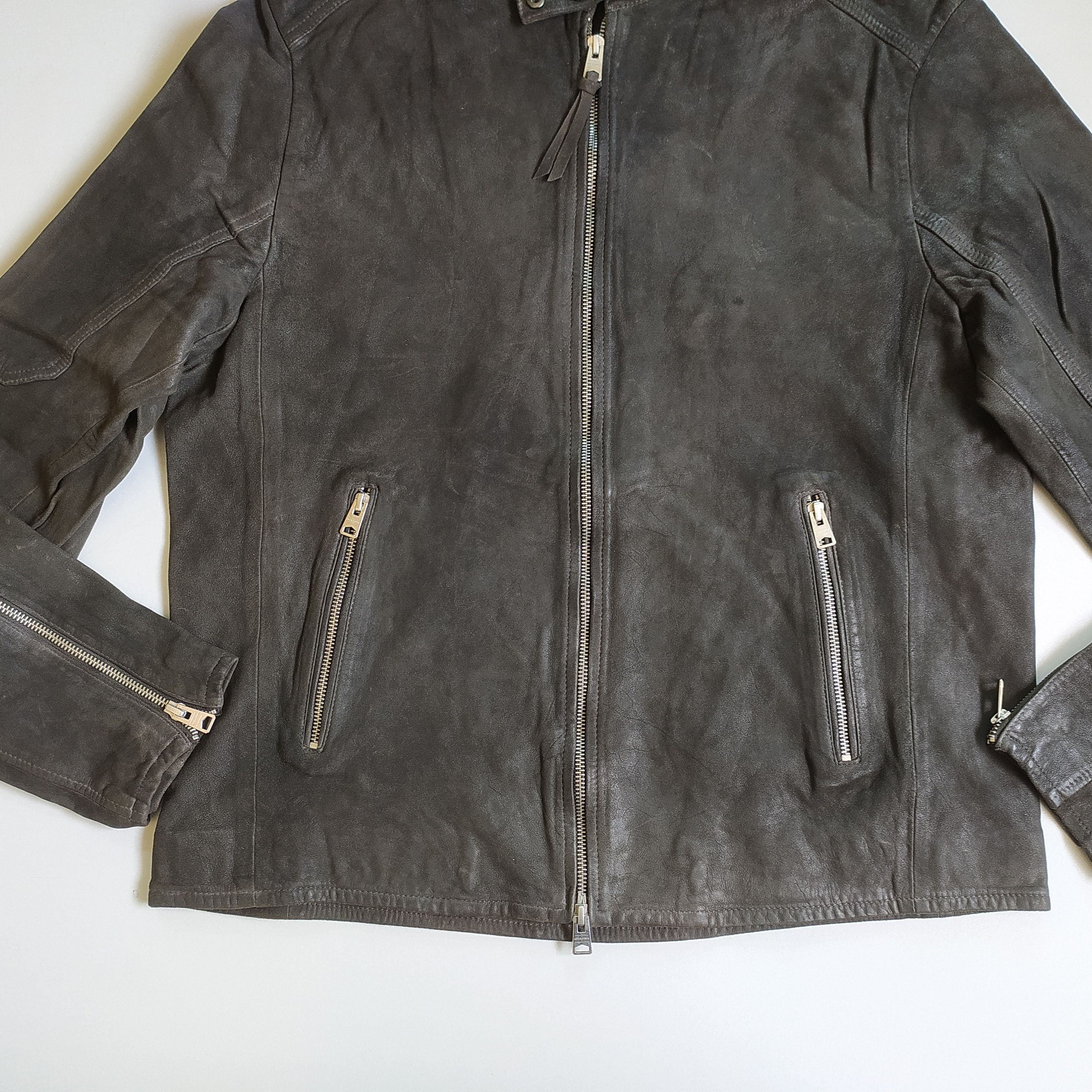 Allsaints ALLSAINTS Cora Suede Leather Jacket Free Shipping FTP/9016 Size US XXL / EU 58 / 5 - 3 Thumbnail
