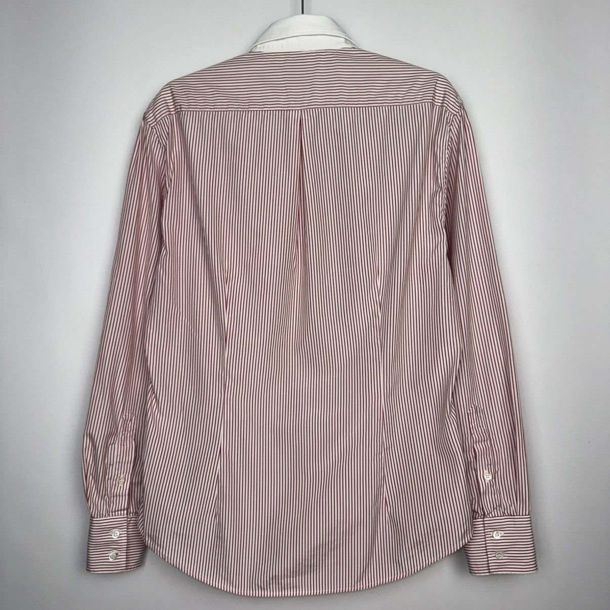 Brunello Cucinelli BRUNELLO CUCINELLI STRIPED BUTTON UP SHIRT COTTON Size US M / EU 48-50 / 2 - 2 Thumbnail