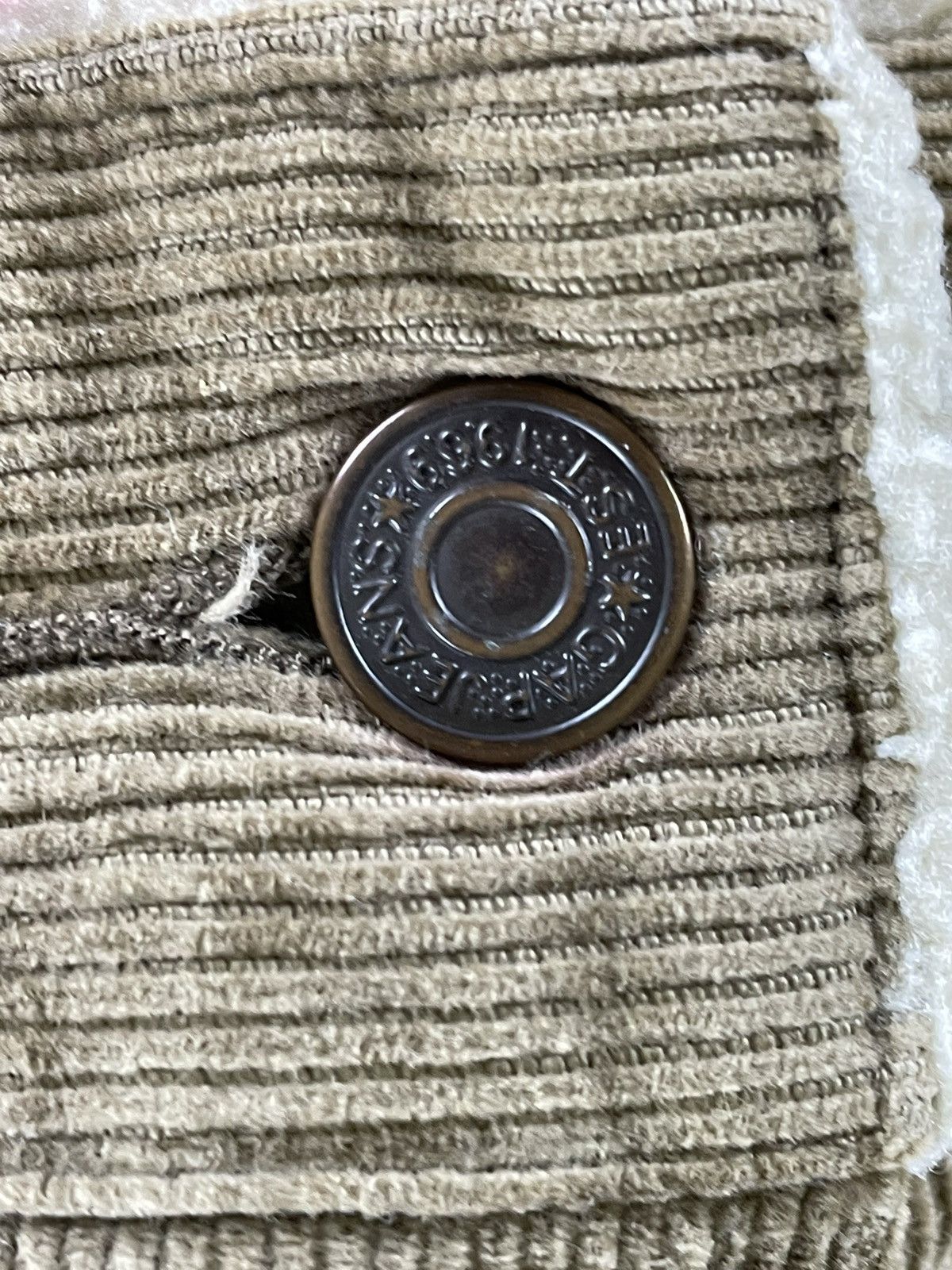Gap × Vintage VINTAGE GAP CORDUROY Lined Sherpa Trucker Jacket Size US M / EU 48-50 / 2 - 6 Thumbnail