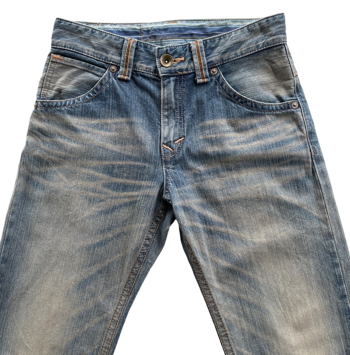 Japanese Brand Vintage Edwin Washed Mud-Dyed Denim Size US 28 / EU 44 - 7 Thumbnail