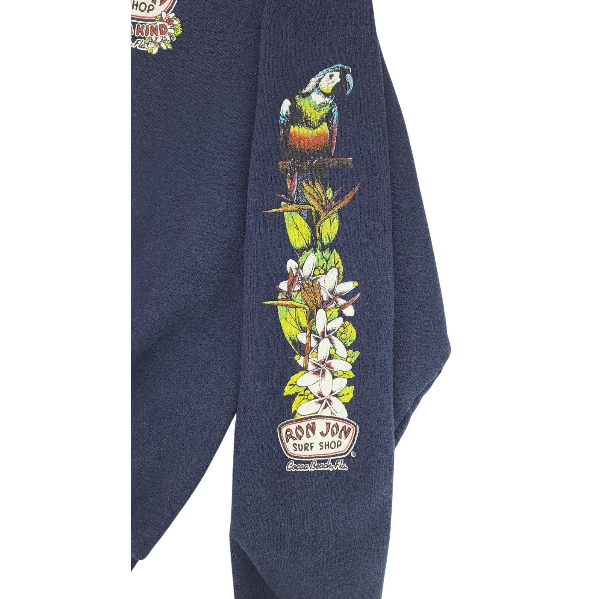 Ron Jon Surf Shop Vintage Ron Jon Cocoa Beach Florida Sweatshirt Navy Blue XL Size US XL / EU 56 / 4 - 3 Thumbnail
