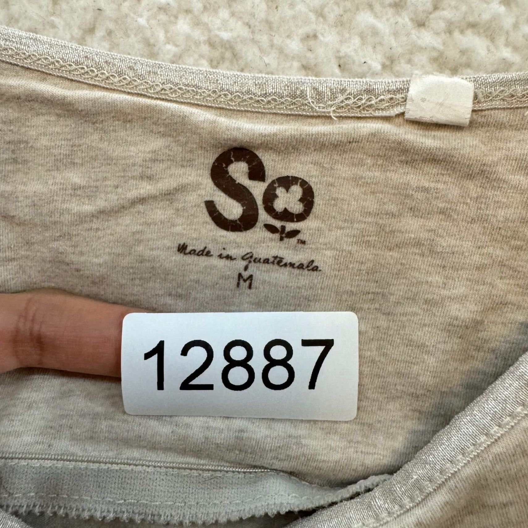 Vintage VINTAGE Y2K Camisole Tank Top SHIRT Small Beige Built-in-Bra Grunge Boho Fairy Womens Girls Mens (adjust as per applicable gender) Size S / US 4 / IT 40 - 8 Thumbnail