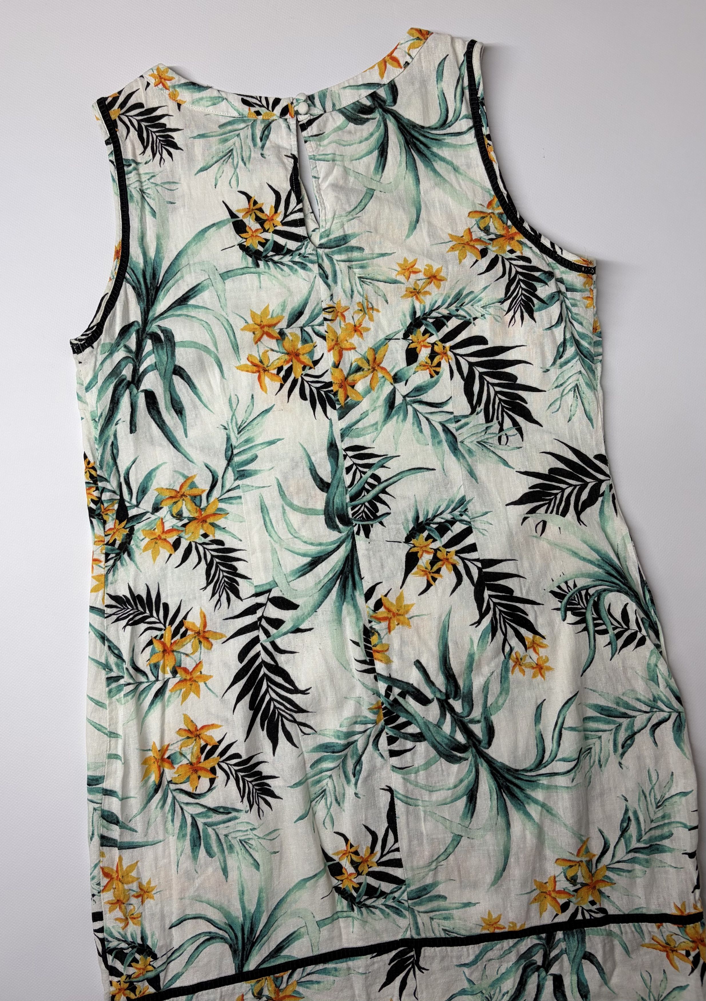 Vintage Vintage Printed Midi Dress Size L / US 10 / IT 46 - 7 Thumbnail