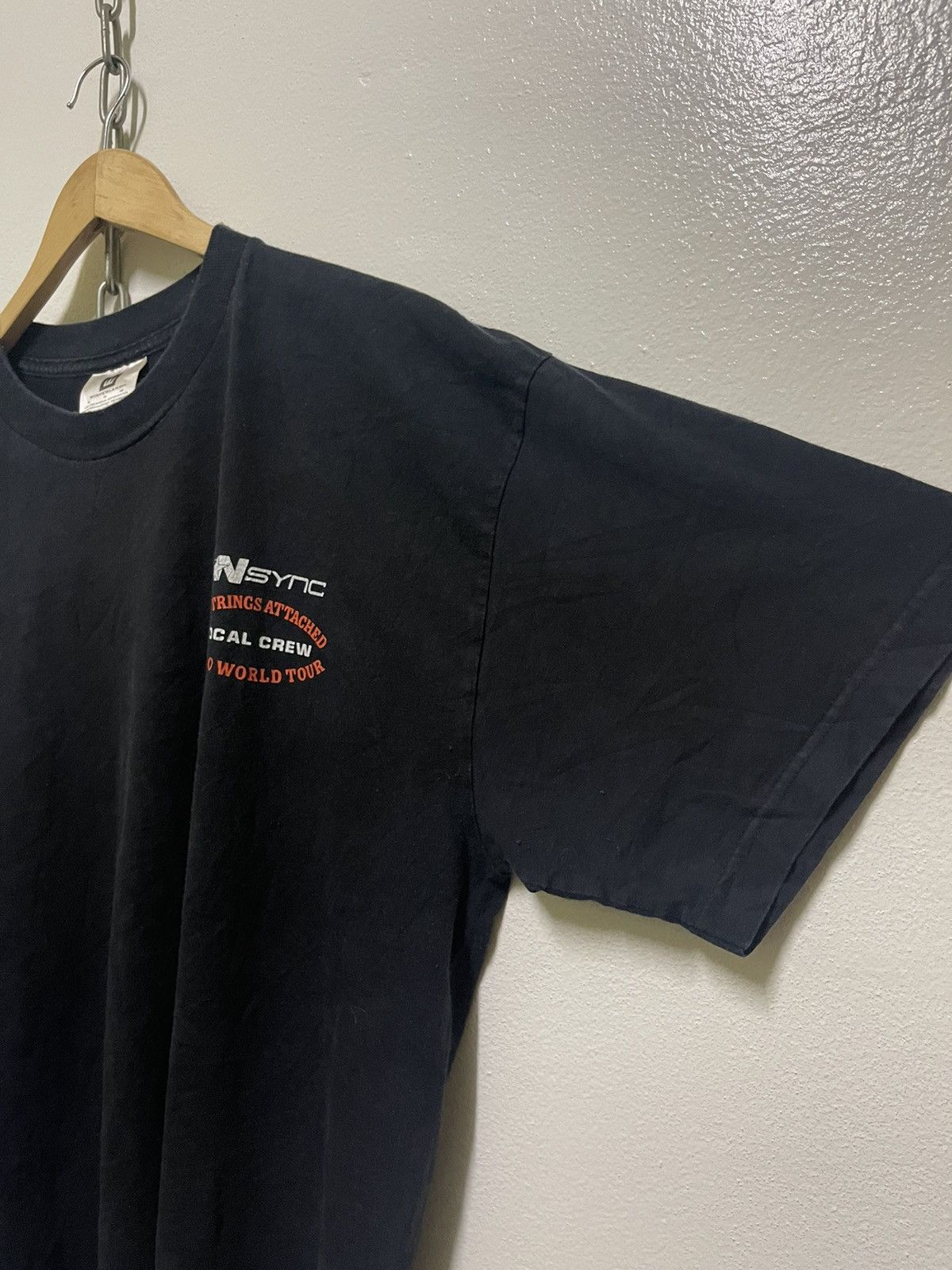 Band Tees × Vintage Nsync Nostrings Attached Local Crew 2000 World Tour Size US XL / EU 56 / 4 - 4 Thumbnail