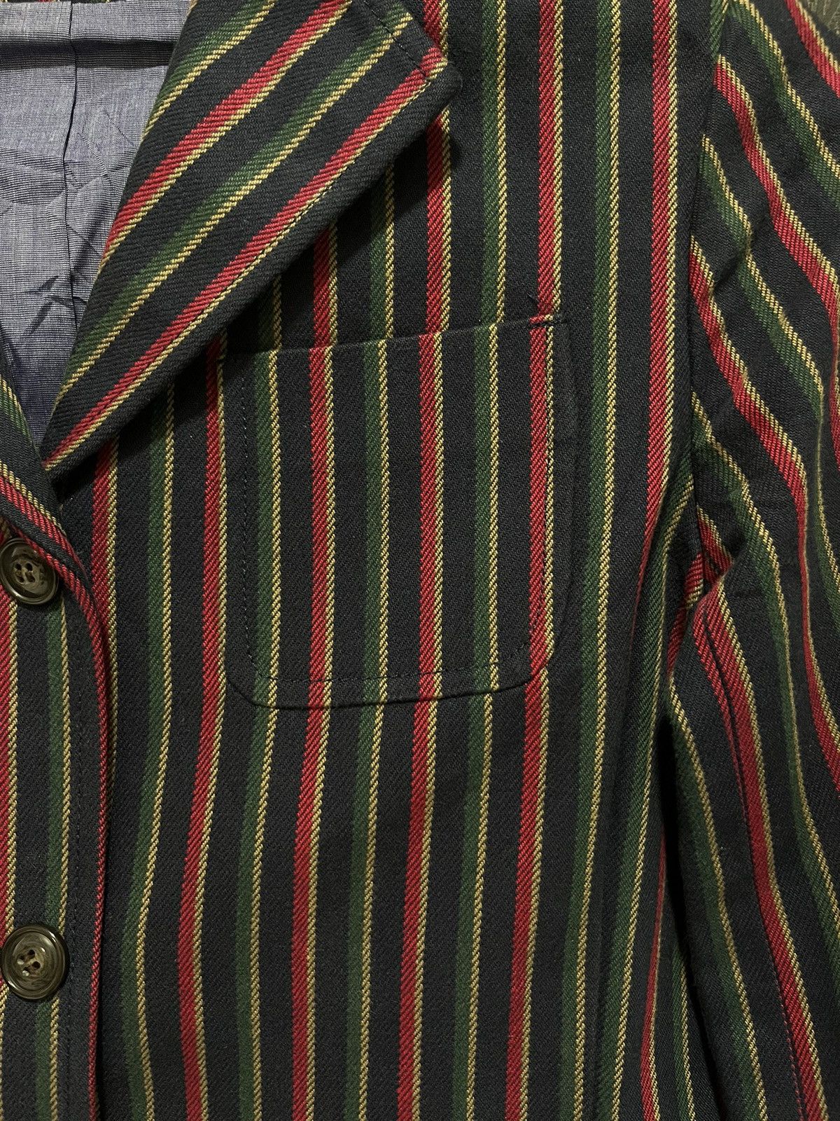 Japanese Brand × URBAN RESEARCH DOORS Urban Research Multicolor Stripes Herringbone Twill Blazer Size S / US 4 / IT 40 - 3 Thumbnail