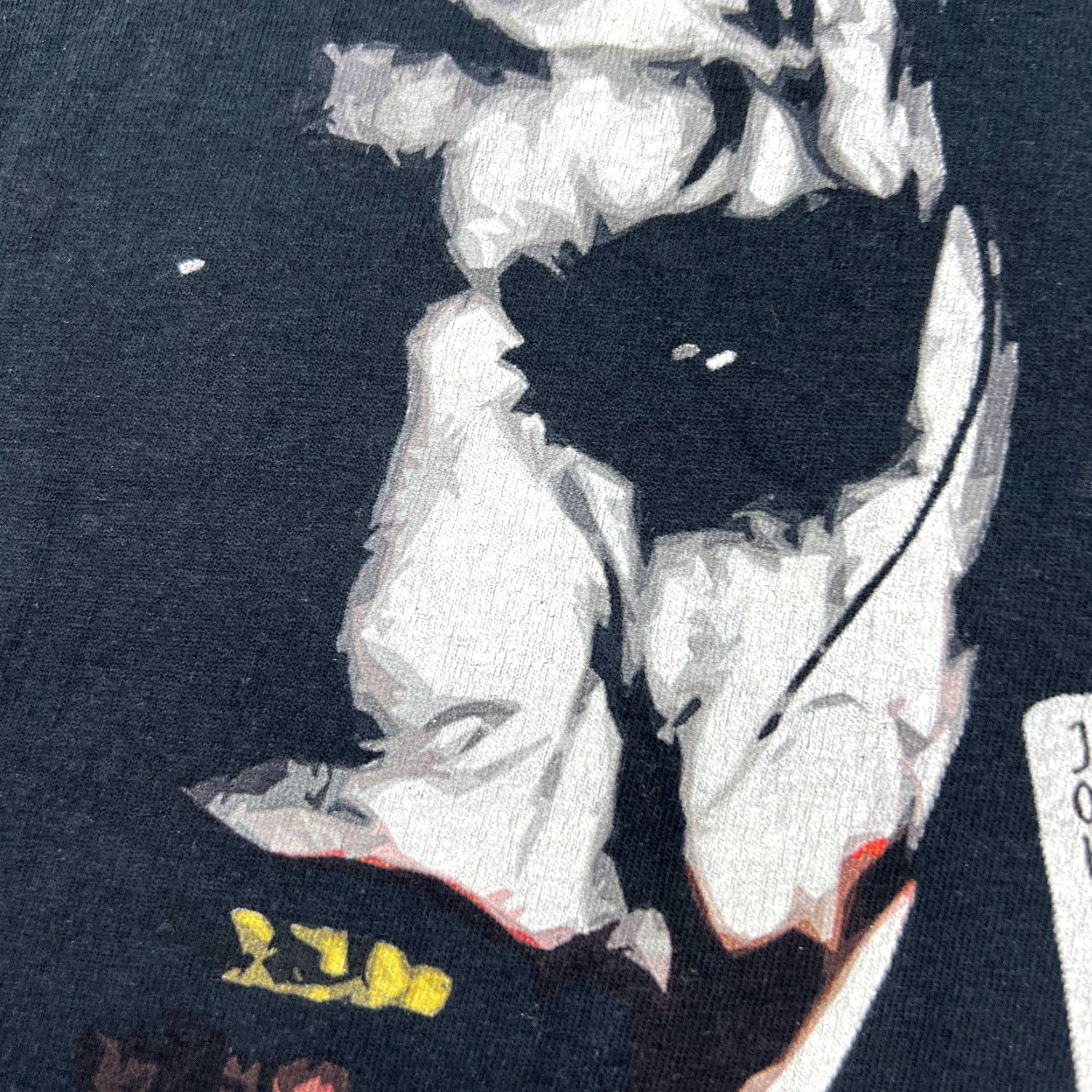 Gildan The Joker 2010 Era Mens T-Shirt Large Gildan Heavy Cotton Black Card Villain Tee Size US L / EU 52-54 / 3 - 5 Thumbnail