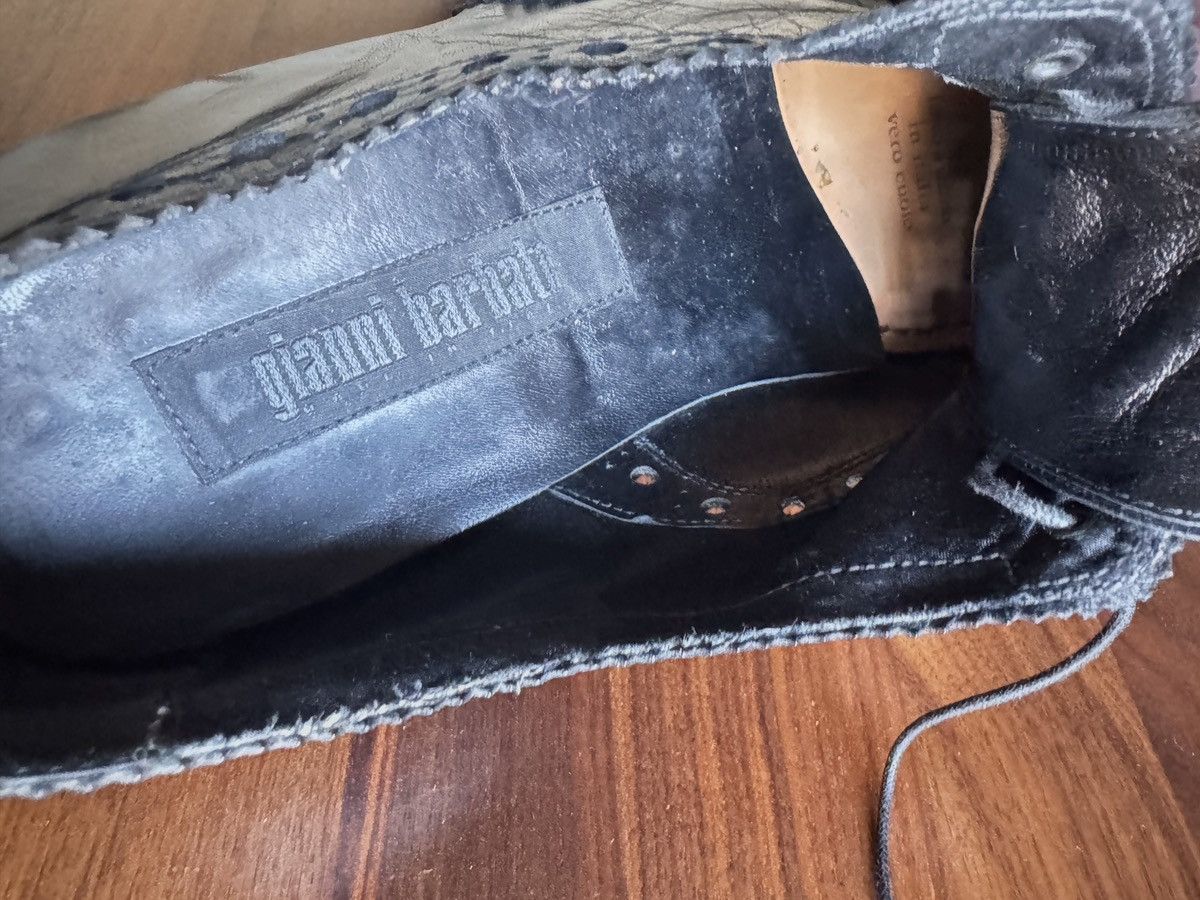 Gianni Barbato Gianni Barbato Black Leather Shoes Size US 10 / EU 43 - 9 Thumbnail