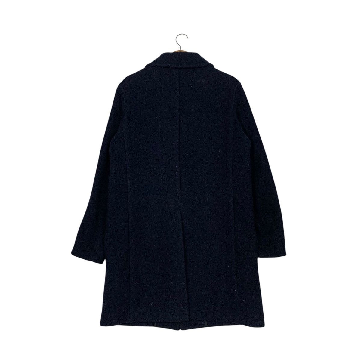 Danton DANTON Wool Navy Blue Overcoat jacket #2507-C113 Size US S / EU 44-46 / 1 - 8 Thumbnail