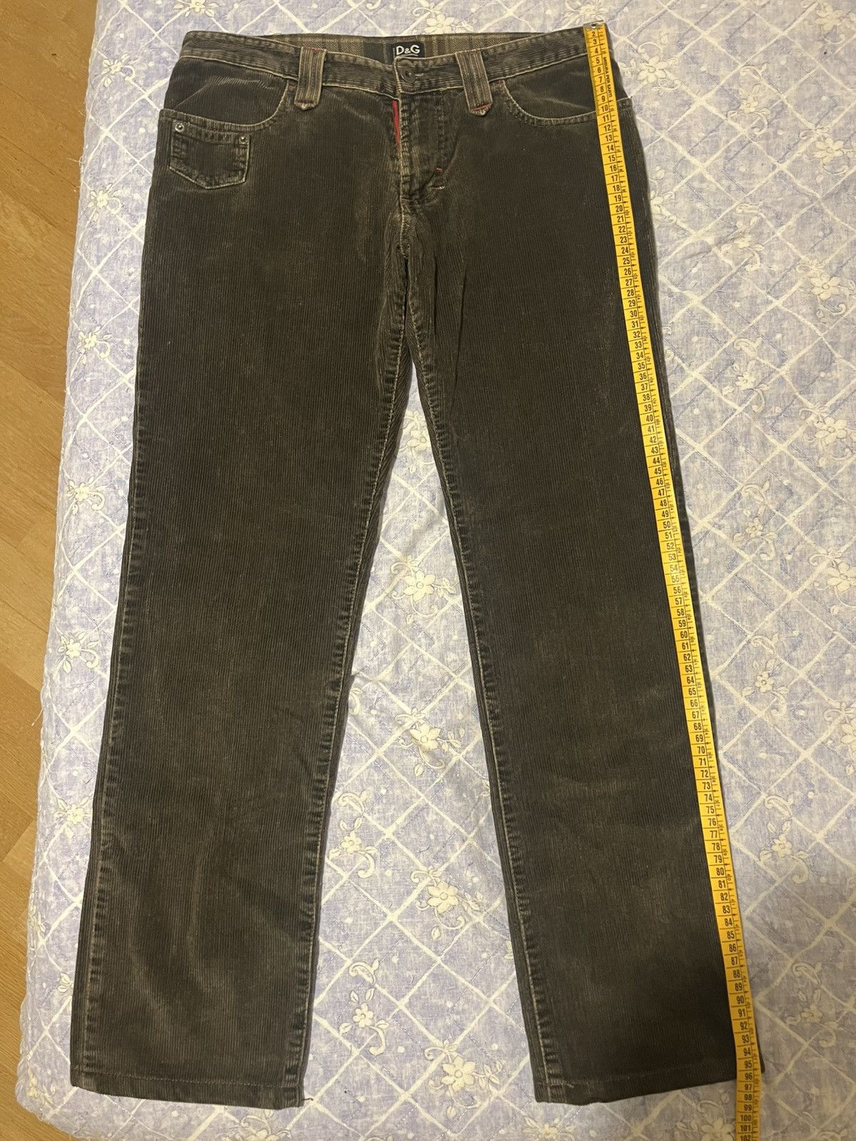 Dolce & Gabbana ARCHIVAL D&G Dolce & Gabbana Corduroy Trousers MCMXCIII IT47 Size US 44 / EU 60 - 12 Thumbnail