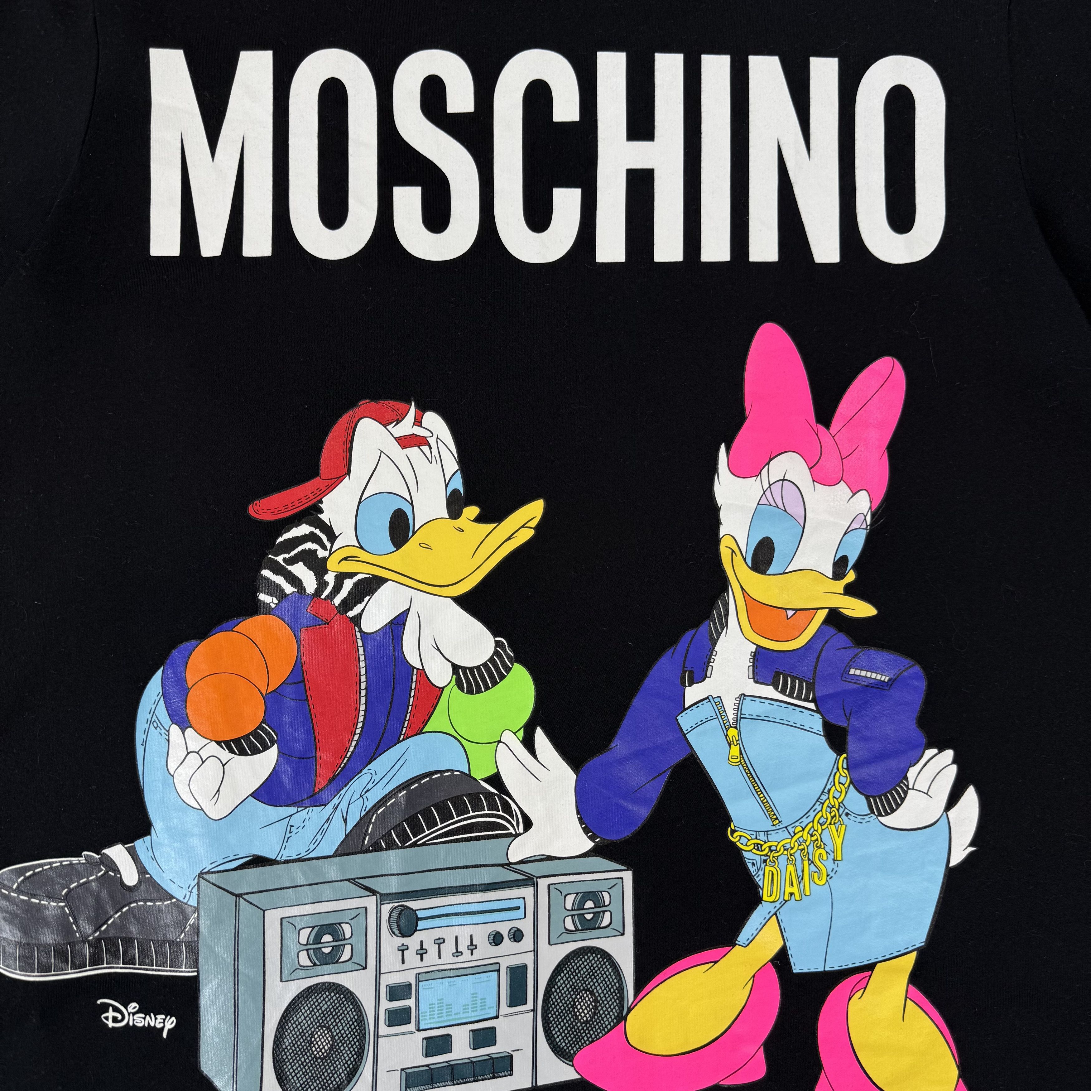 H&M × Moschino H&M x Moschino Disney Black Graphic Tee Shirt Size S / US 4 / IT 40 - 6 Thumbnail
