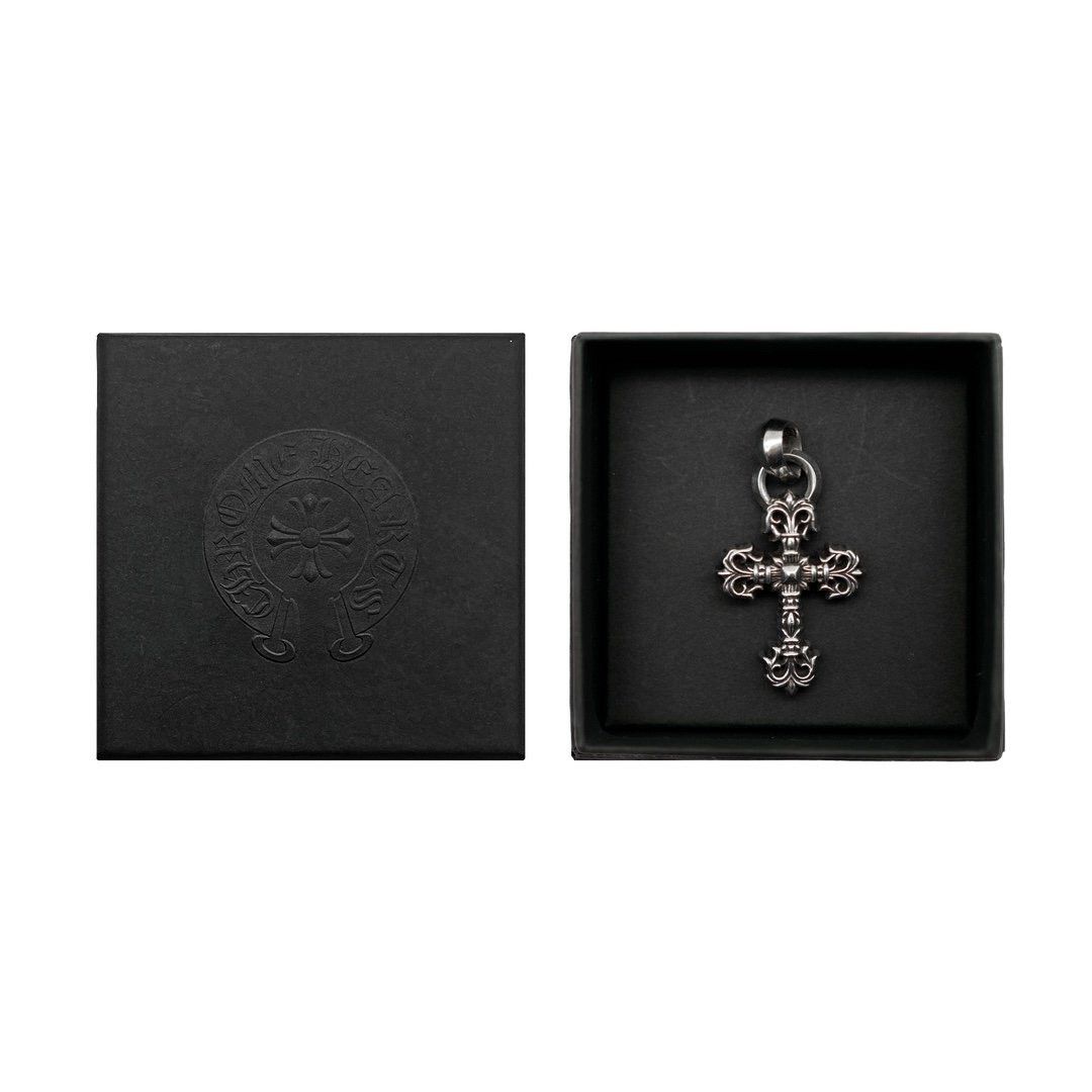 Chrome Hearts Chrome Hearts Silver Filigree Cross Necklace Charm Size ONE SIZE - 4 Thumbnail