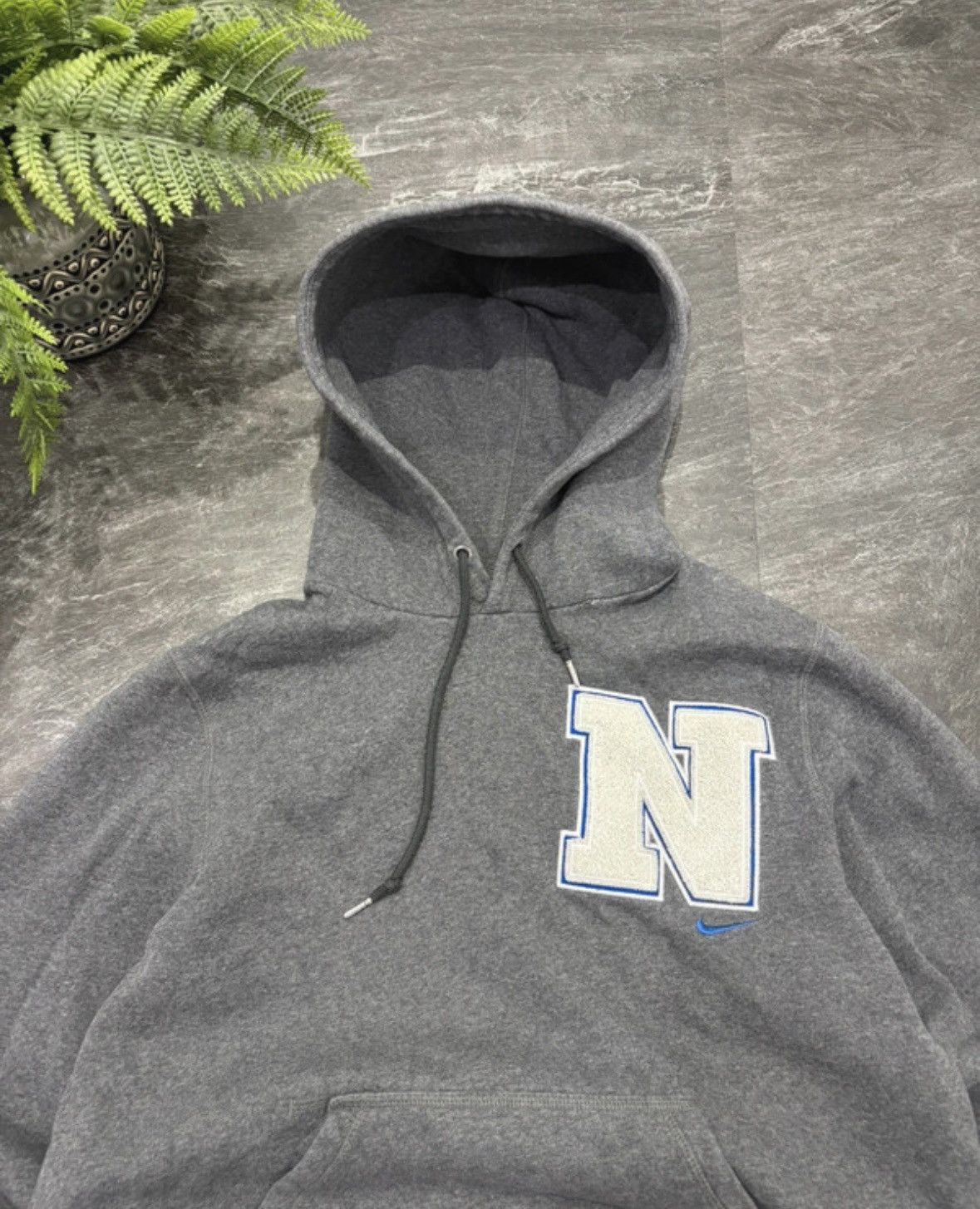 Nike 00s Nike 3D Fleece Retro Logo Oversized Hoodie Rare Size US S / EU 44-46 / 1 - 4 Thumbnail
