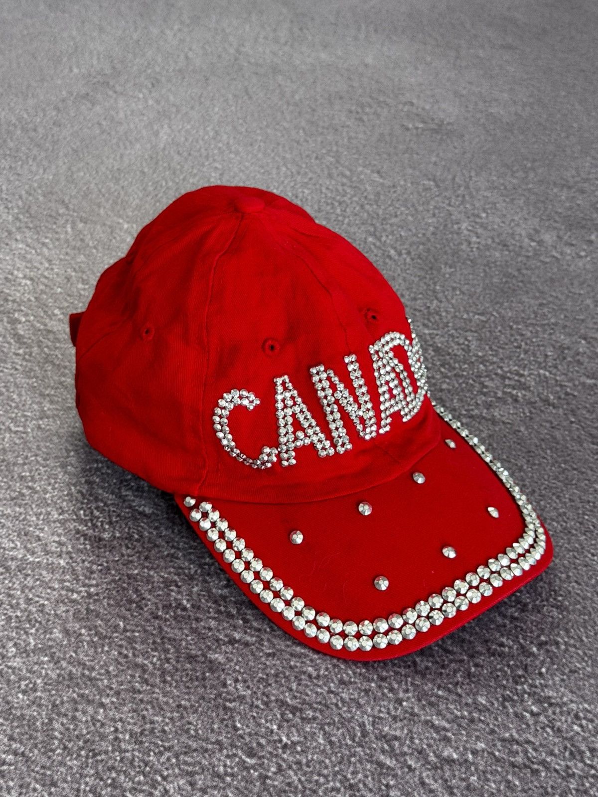 Hysteric Glamour Canada Rhinestone Logo Hysteric Glamour Style Hat Cap Size ONE SIZE - 1 Thumbnail