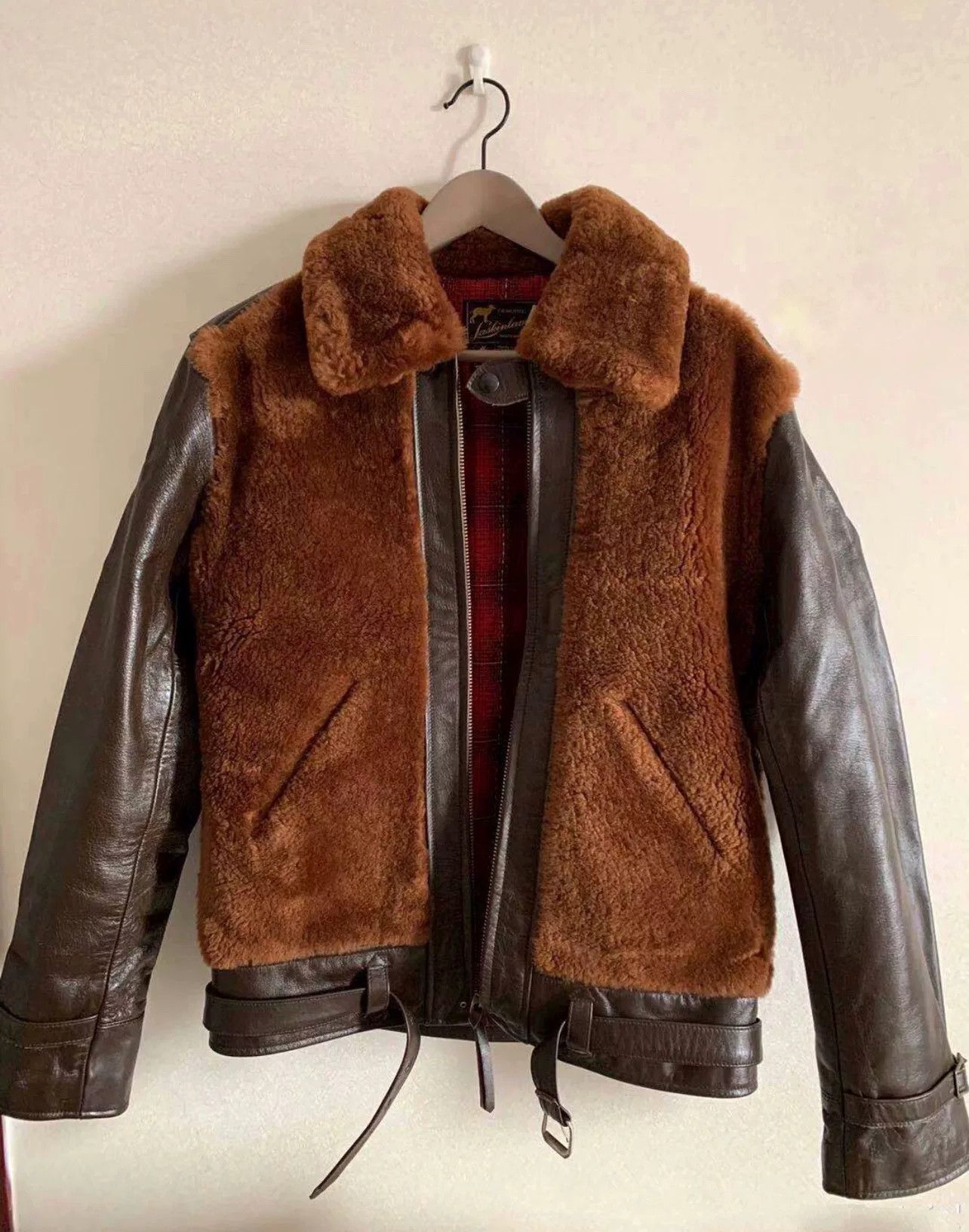 Buzz Rickson's Buzz Rickson's TOYO Brown Bear Leather Jacket Size US XXS / EU 40 - 1 Thumbnail