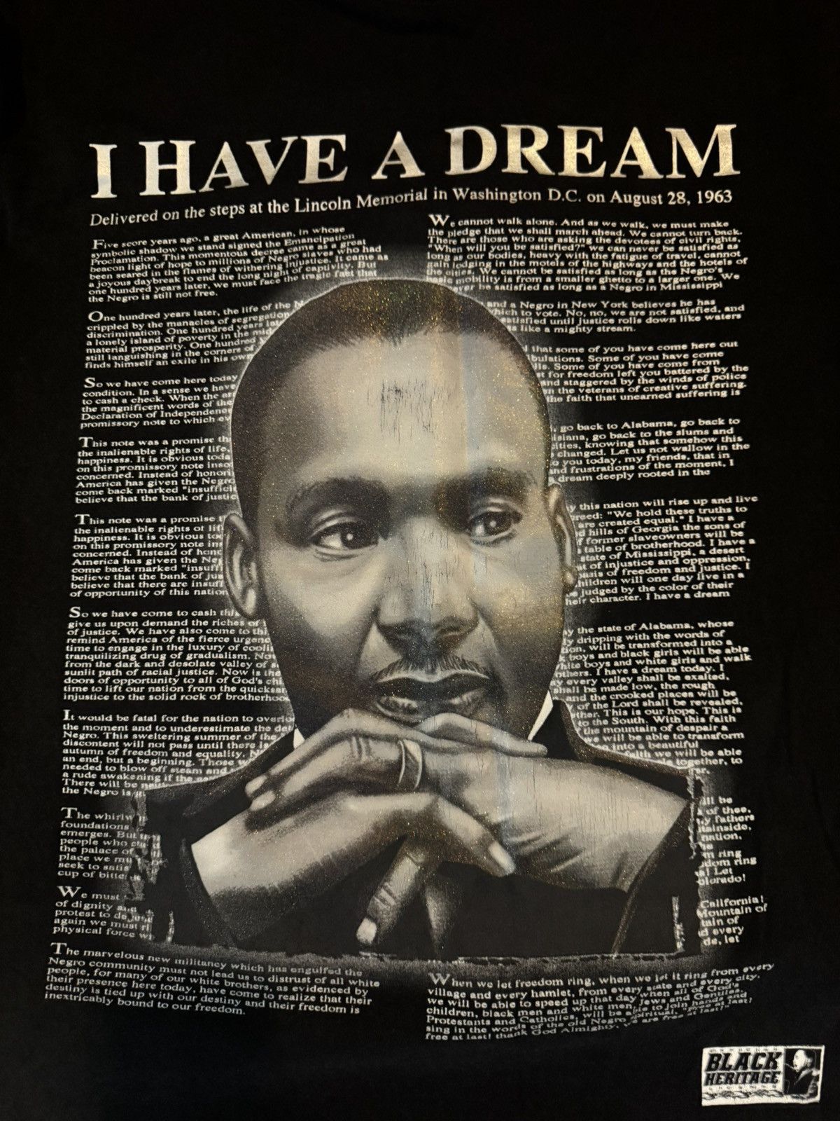 Vintage MLK Jr Vintage Tee Size US XL / EU 56 / 4 - 2 Thumbnail