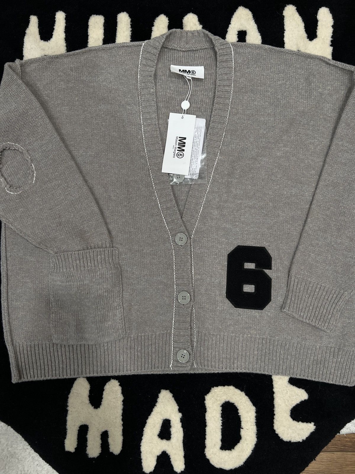 Designer × Maison Margiela Maison Margiela MM6 Knitted Cardigan Size US XS / EU 42 / 0 - 9 Thumbnail